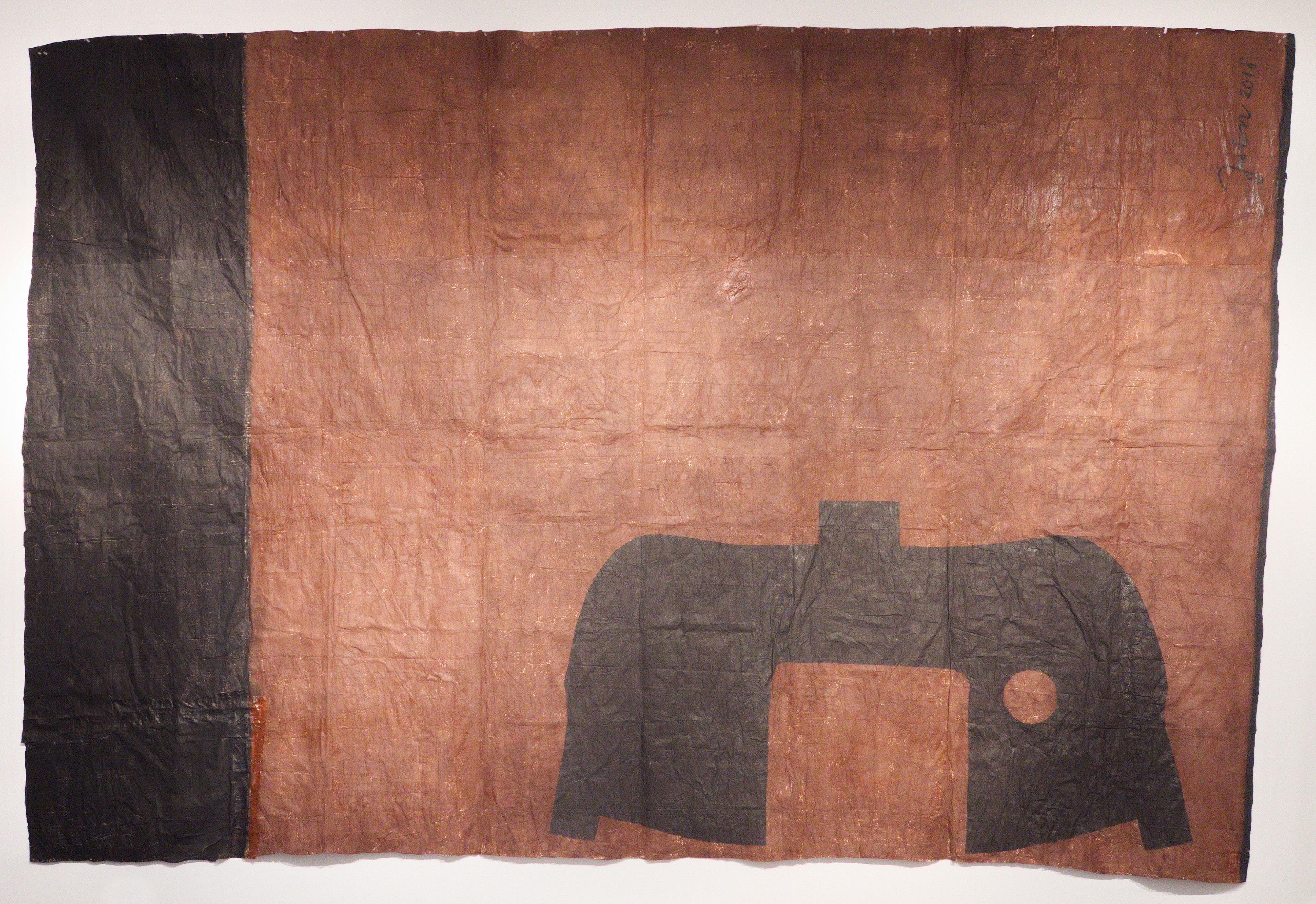 NGATU TONGA 2018 - Tongan tapa, chinese ink, mordant