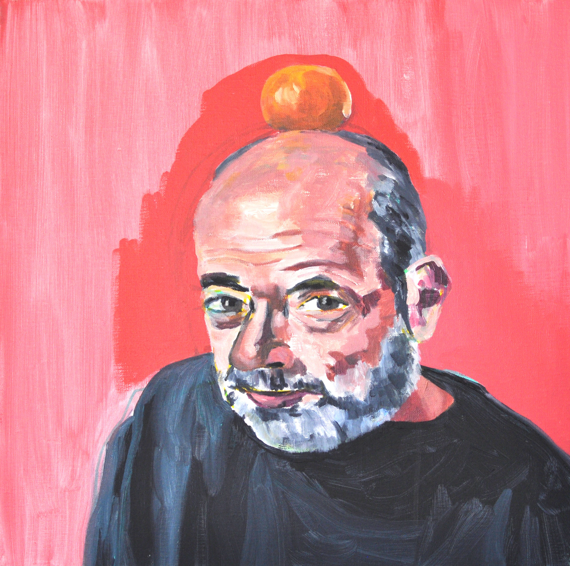 Hans II, acrylic on canvas, 50 x 50 cm
