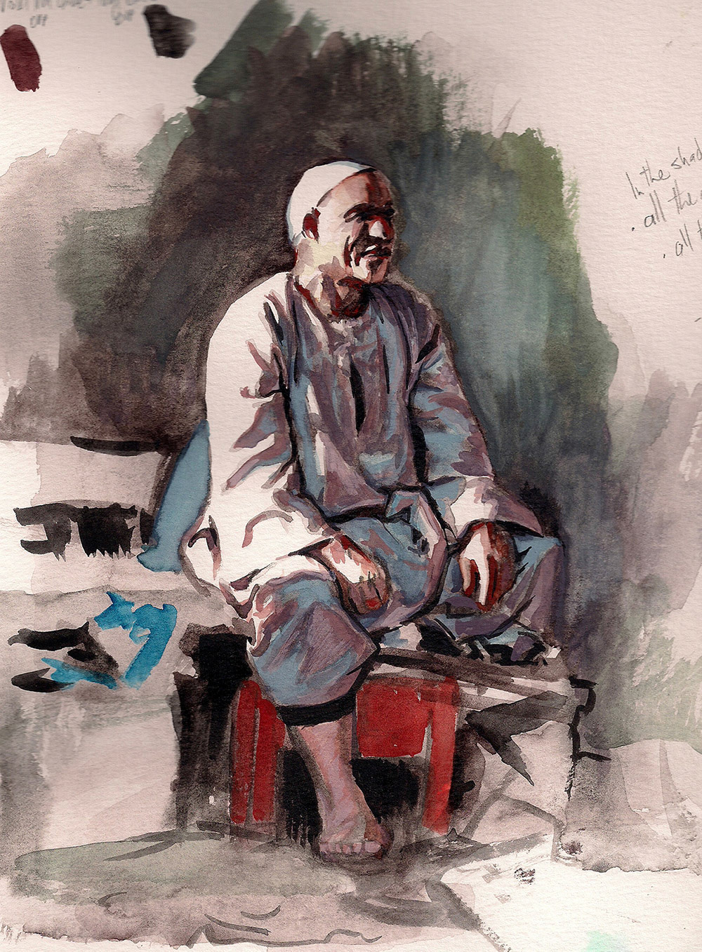 Watercolour on Arches Paper