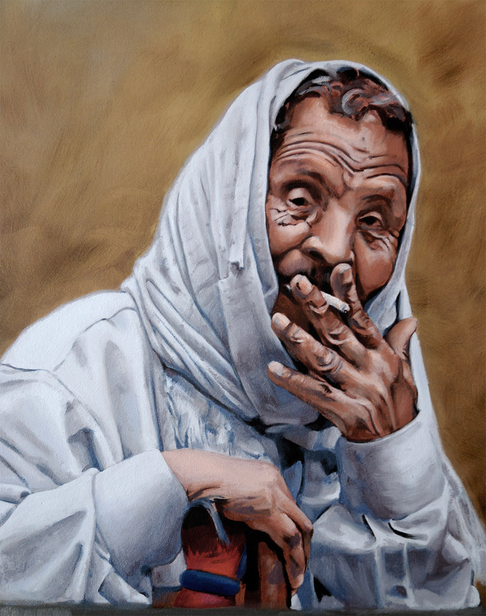 Study for Smoking Man Alexandria