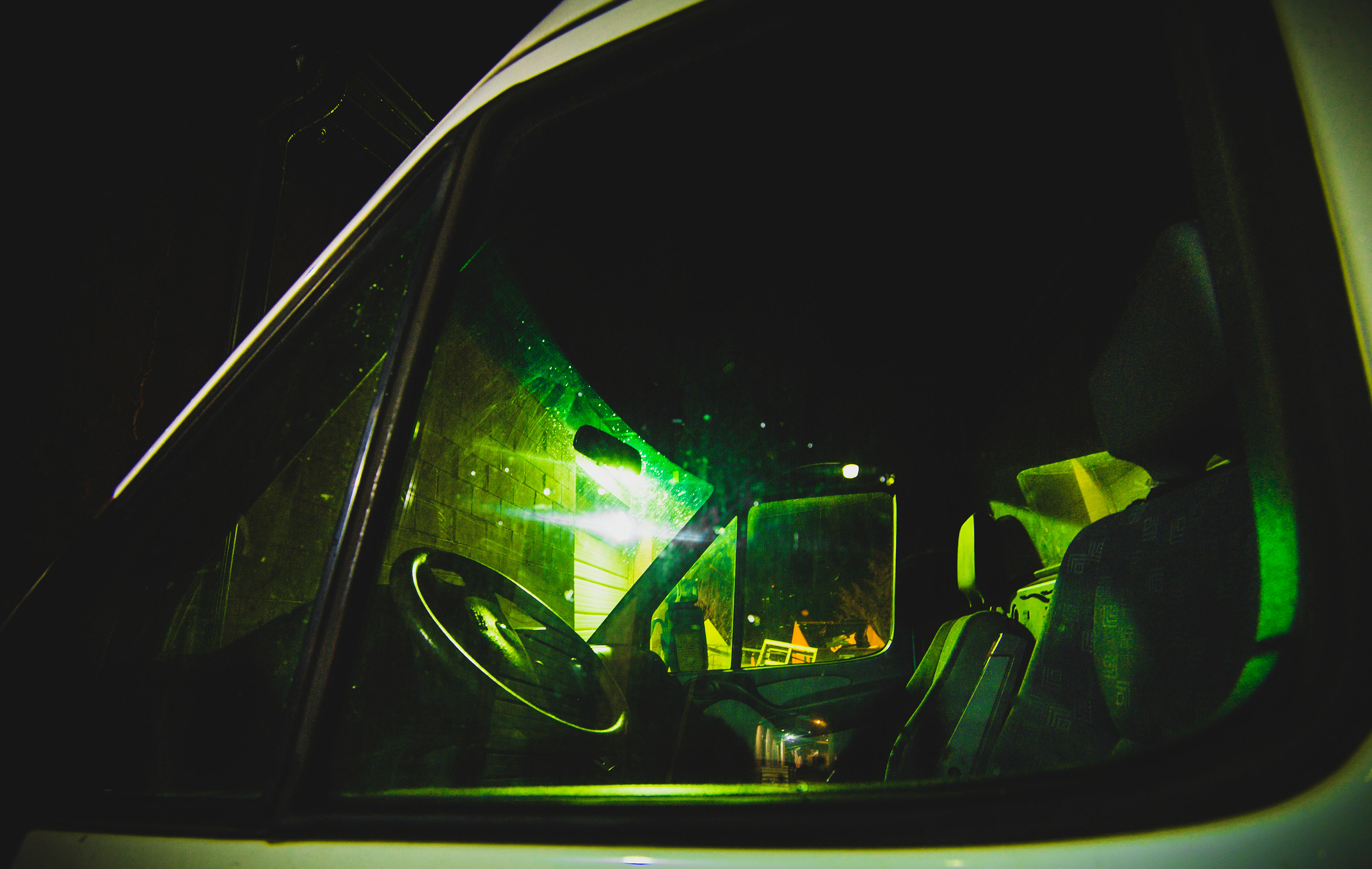 Van at Night