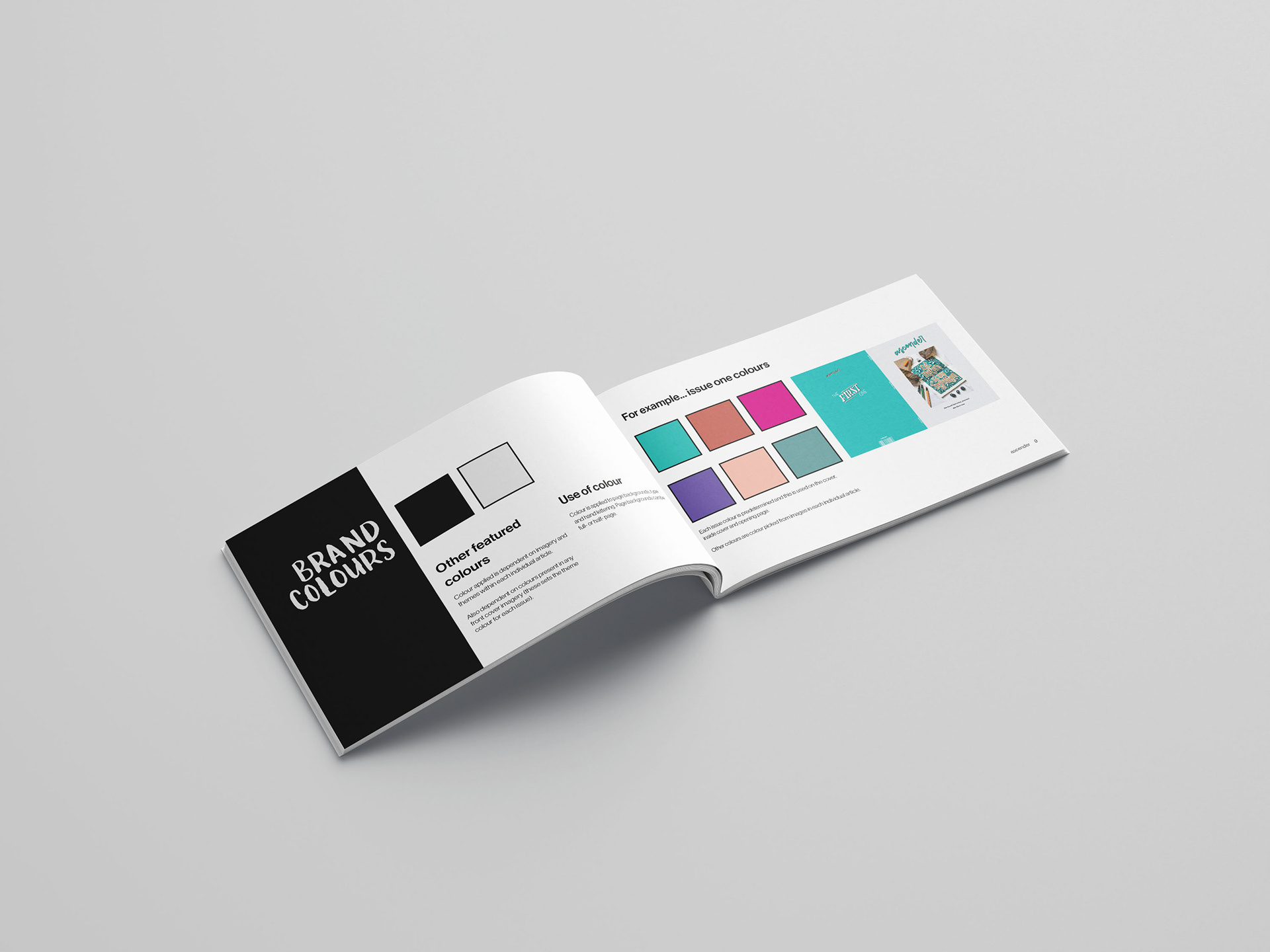 the brand colours