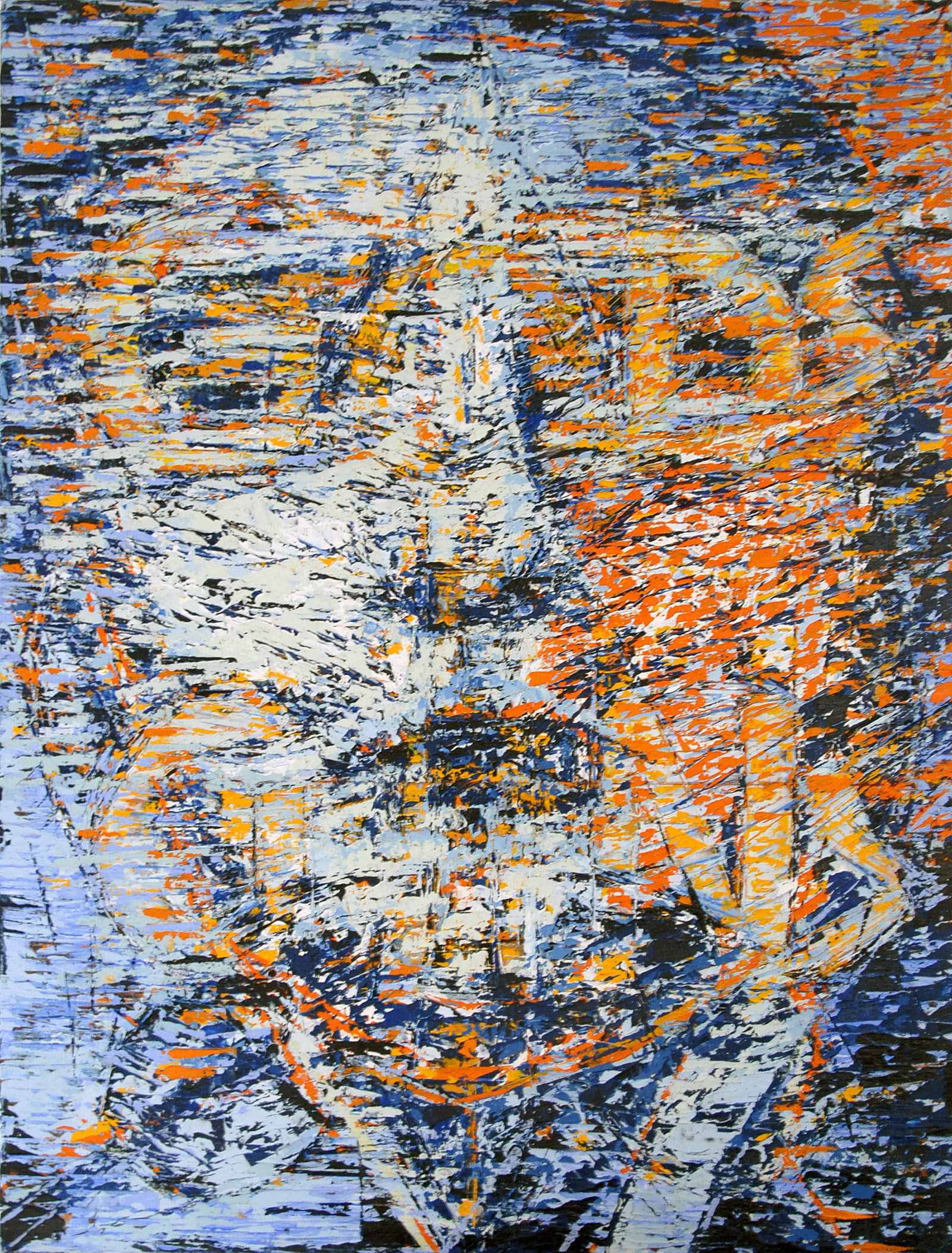 GODS AND G N S oil on canvas, 50 by 38 inches, 2008,HERMANN LEDERLE