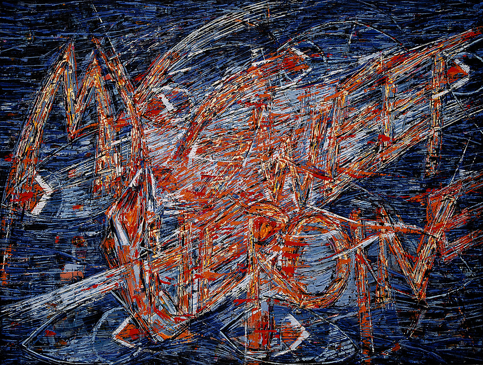 MY SWEET HEROINE oil on canvas, 50 by 66 inches, 2008,HERMANN LEDERLE