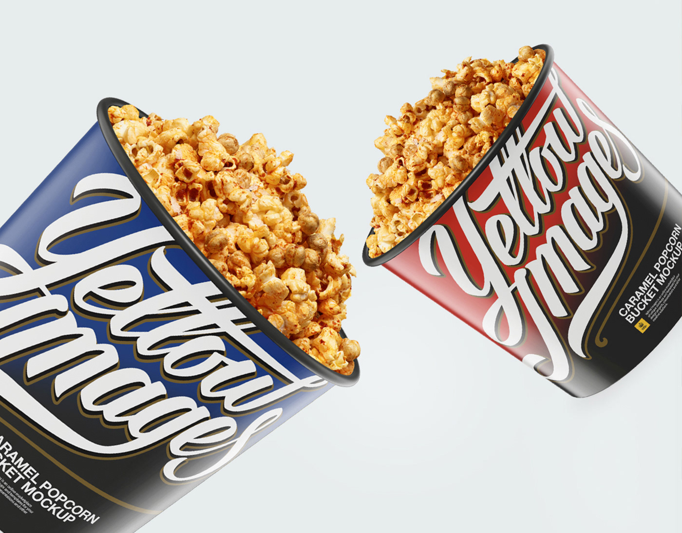 Download Serhii Petrov Bucket With Caramel Popcorn Mockup