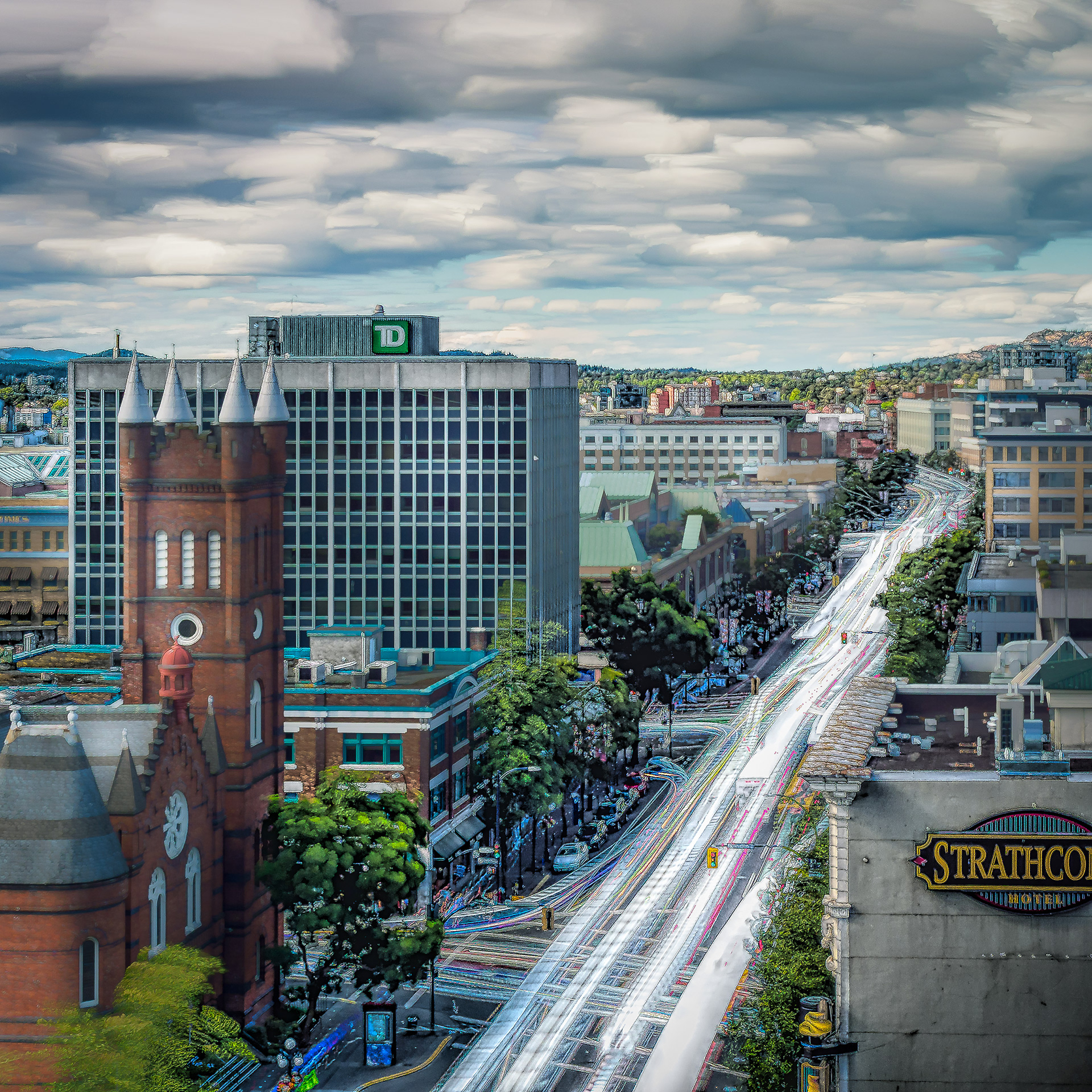 View of Douglas Street, Victoria