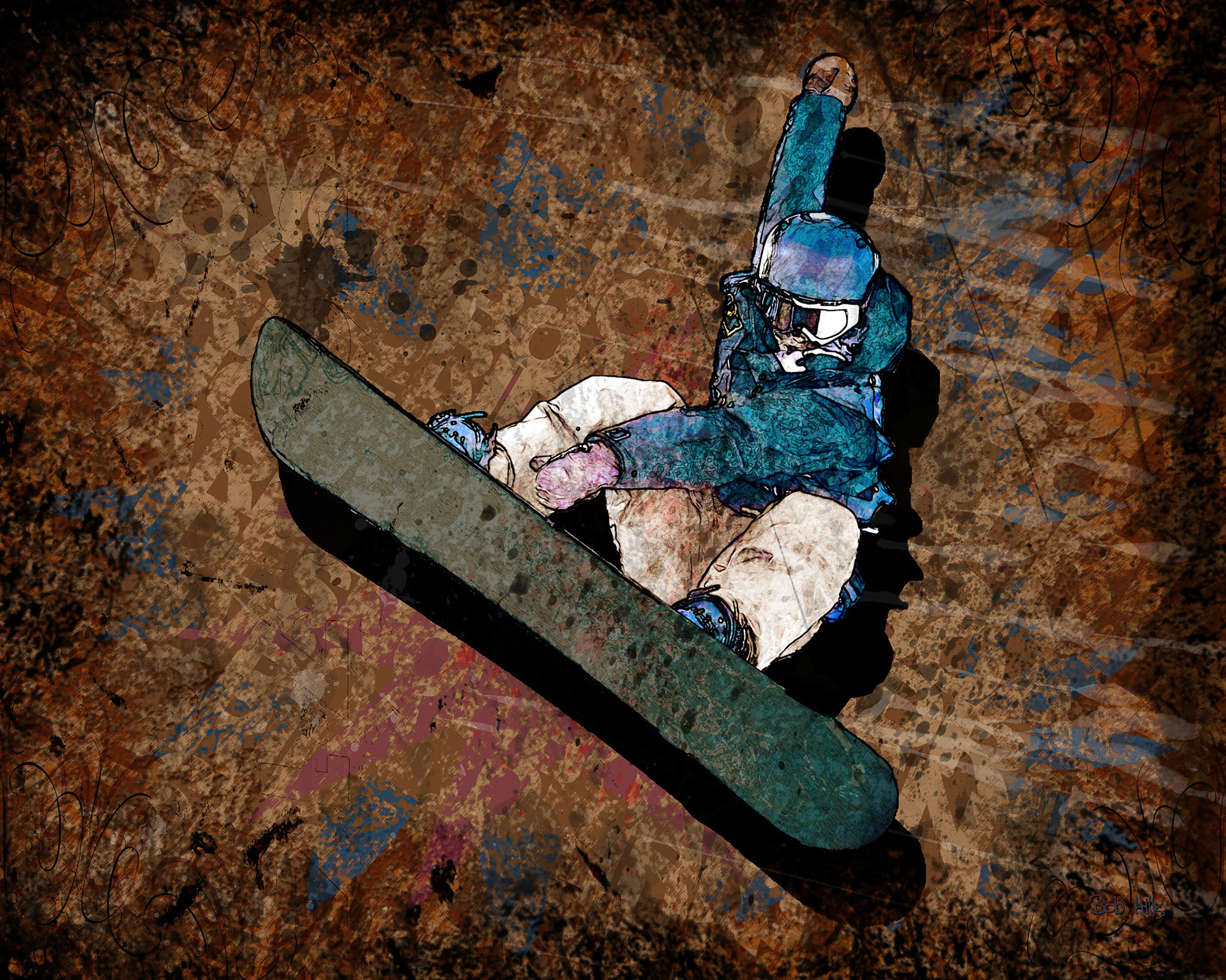 Snowboard Grunge II