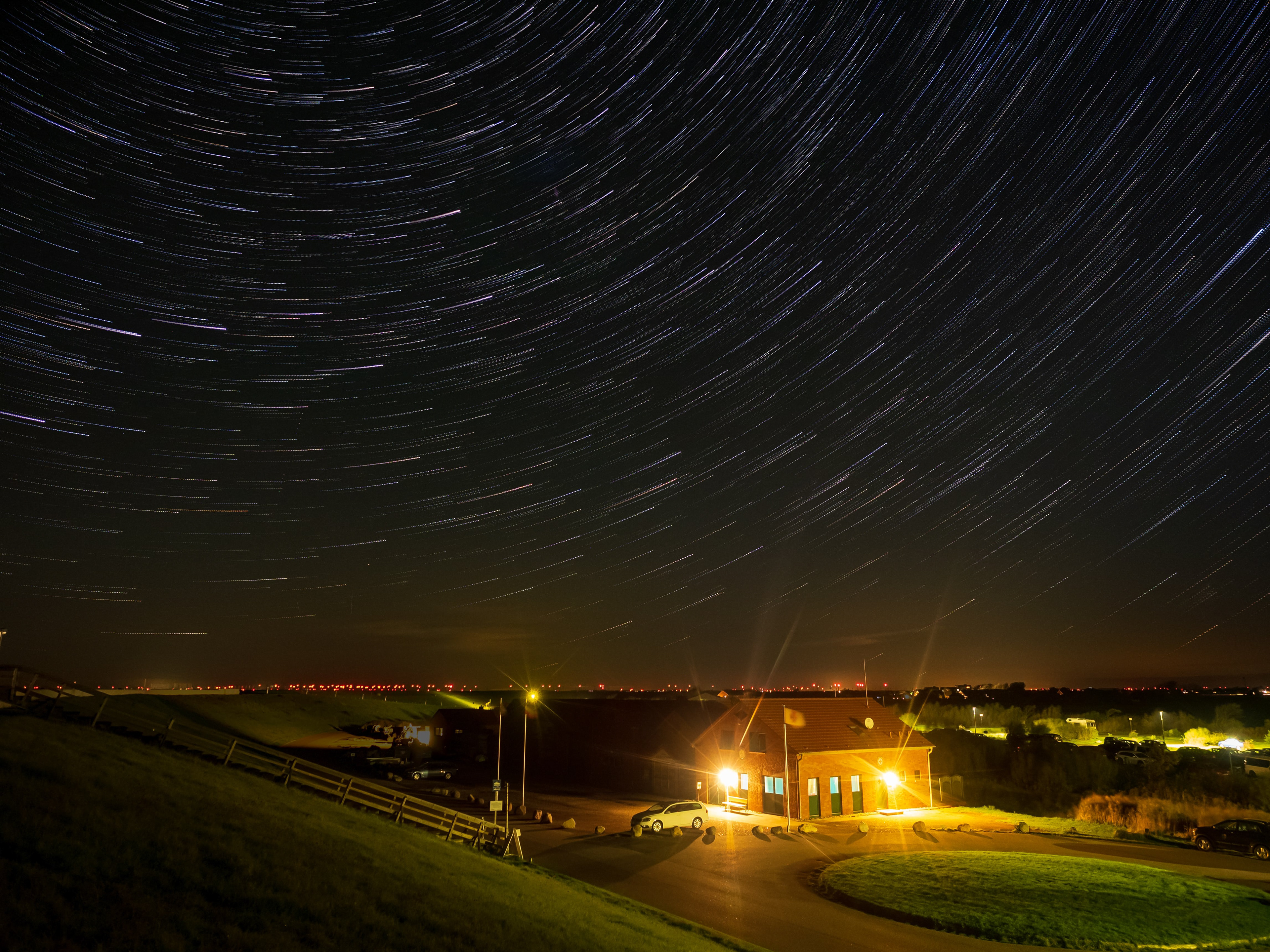 Startrail at Nordstrand in October