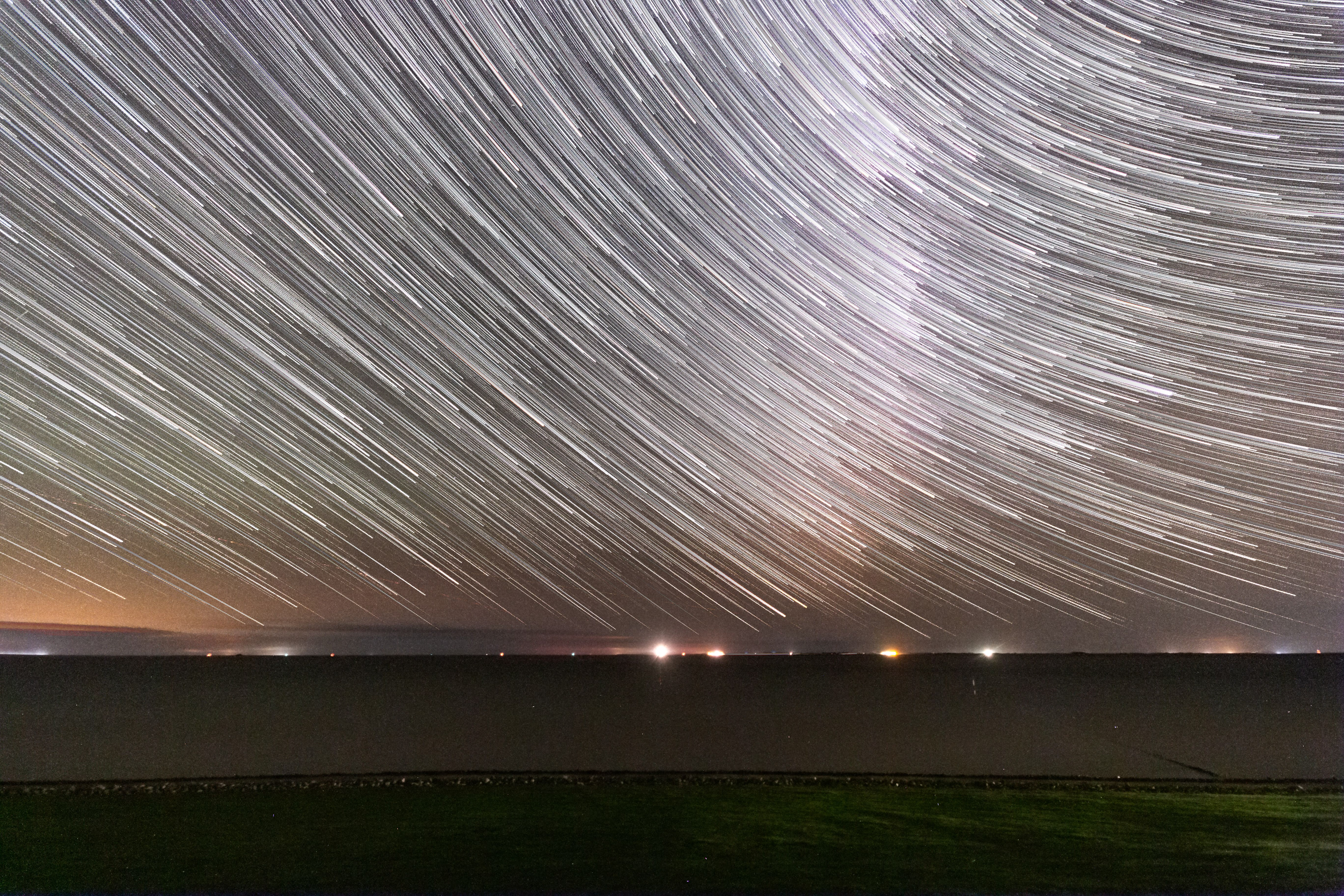 Startrail at Nordstrand in October
