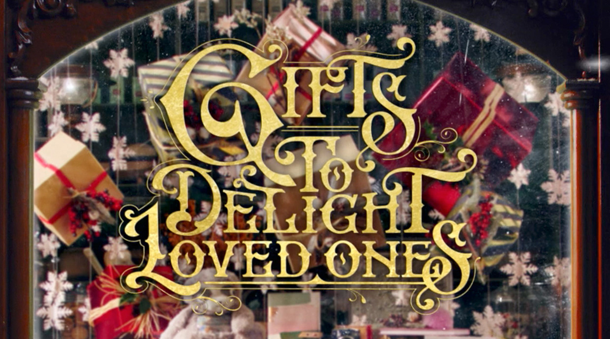 Vintage Typography for Sainsbury's Christmas Campaign