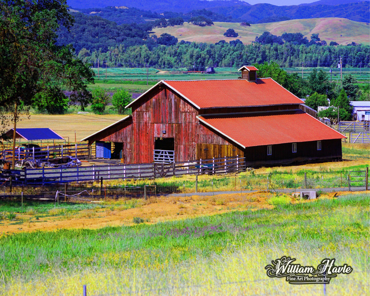 Barn On Route To Fort Bragg
