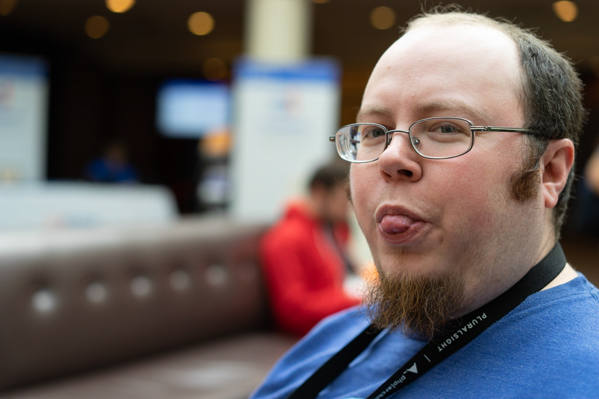 Chris, at his most serious