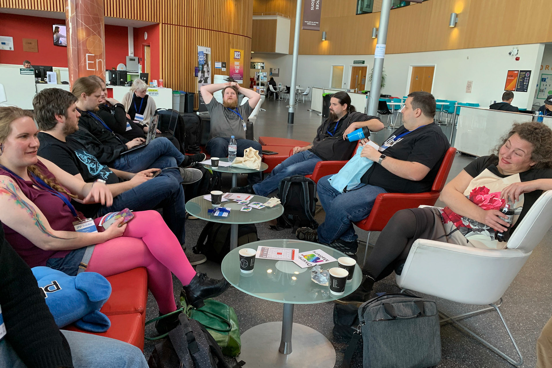 The hallway track at #phpyorkshire