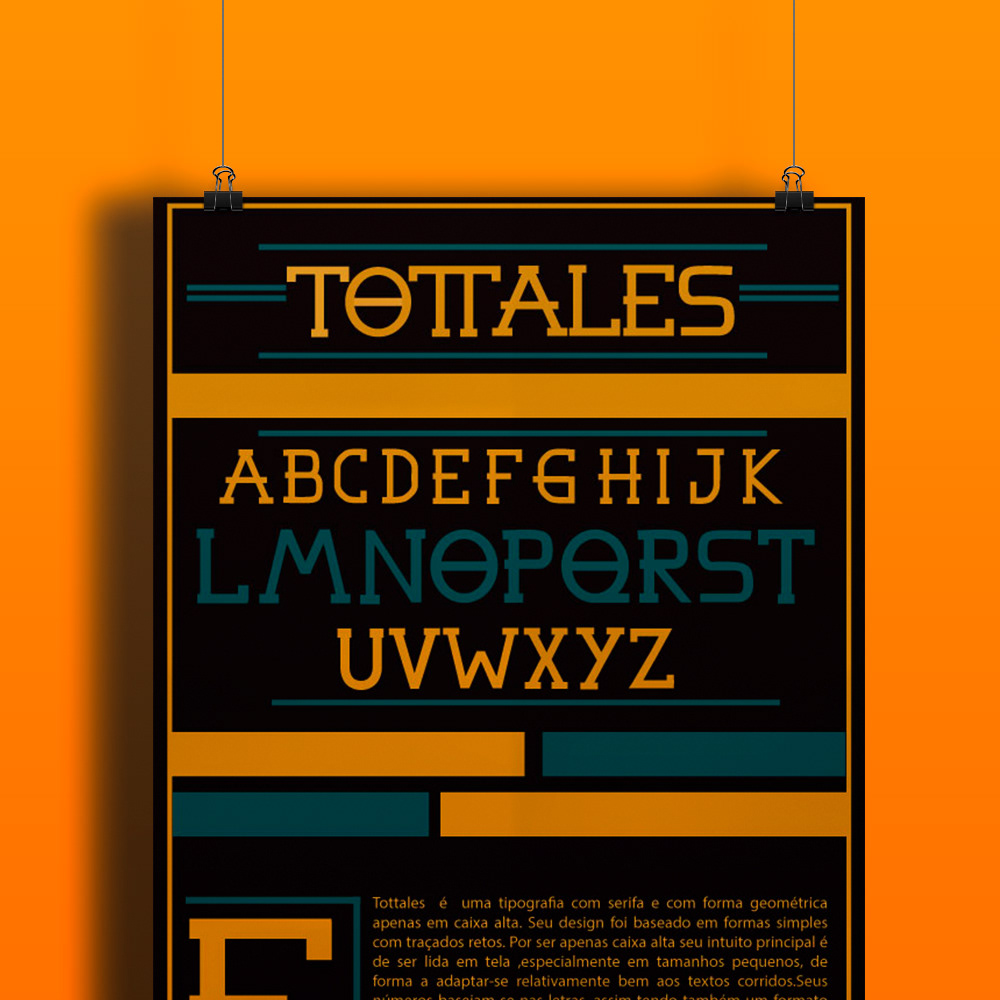 Marcos Vinicius - Cartaz Tipográfico - Fonte Tottales, image size:1000x1000