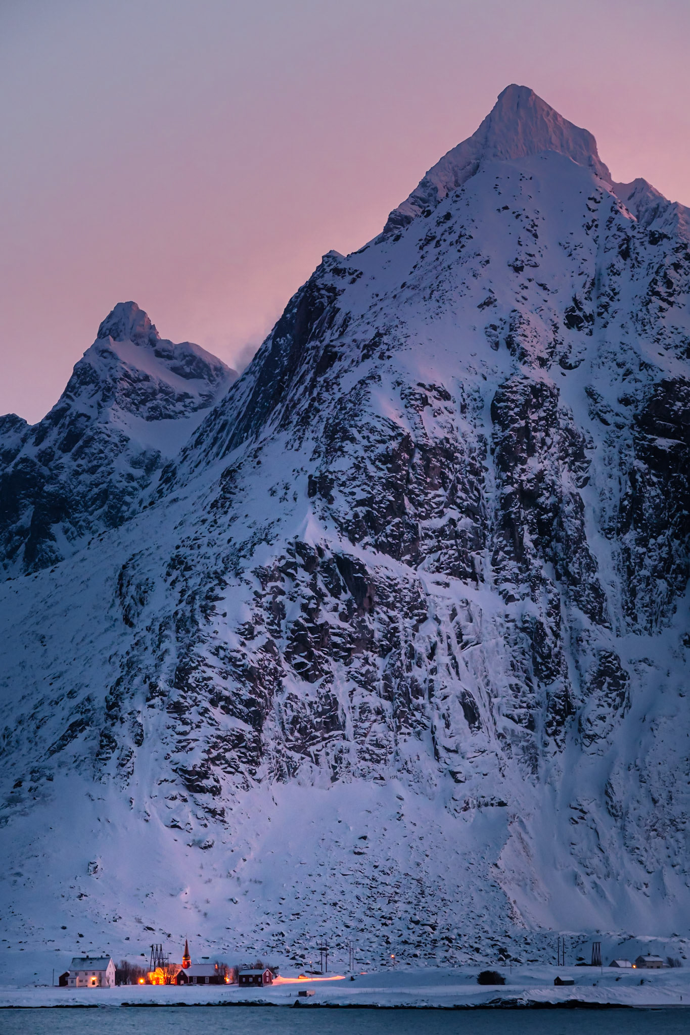 Flakstad in the evening light