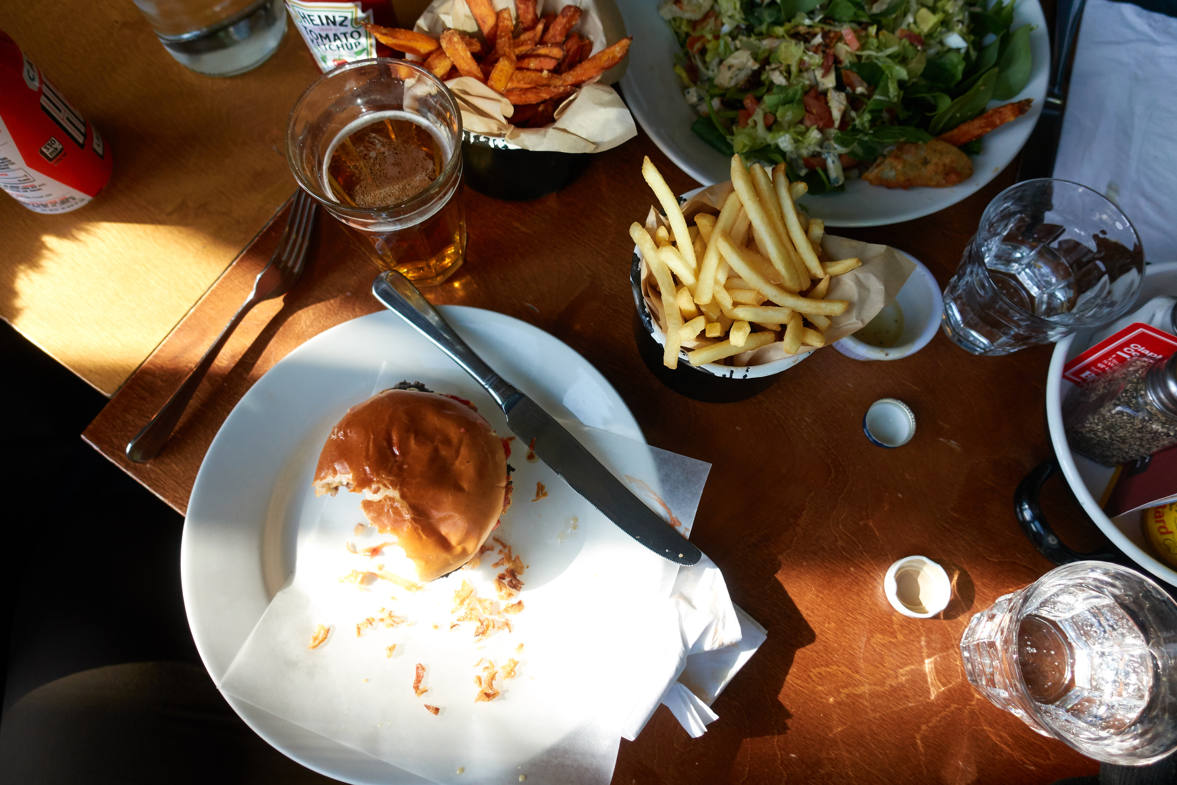 Sometimes the light is just perfect for a food pic!