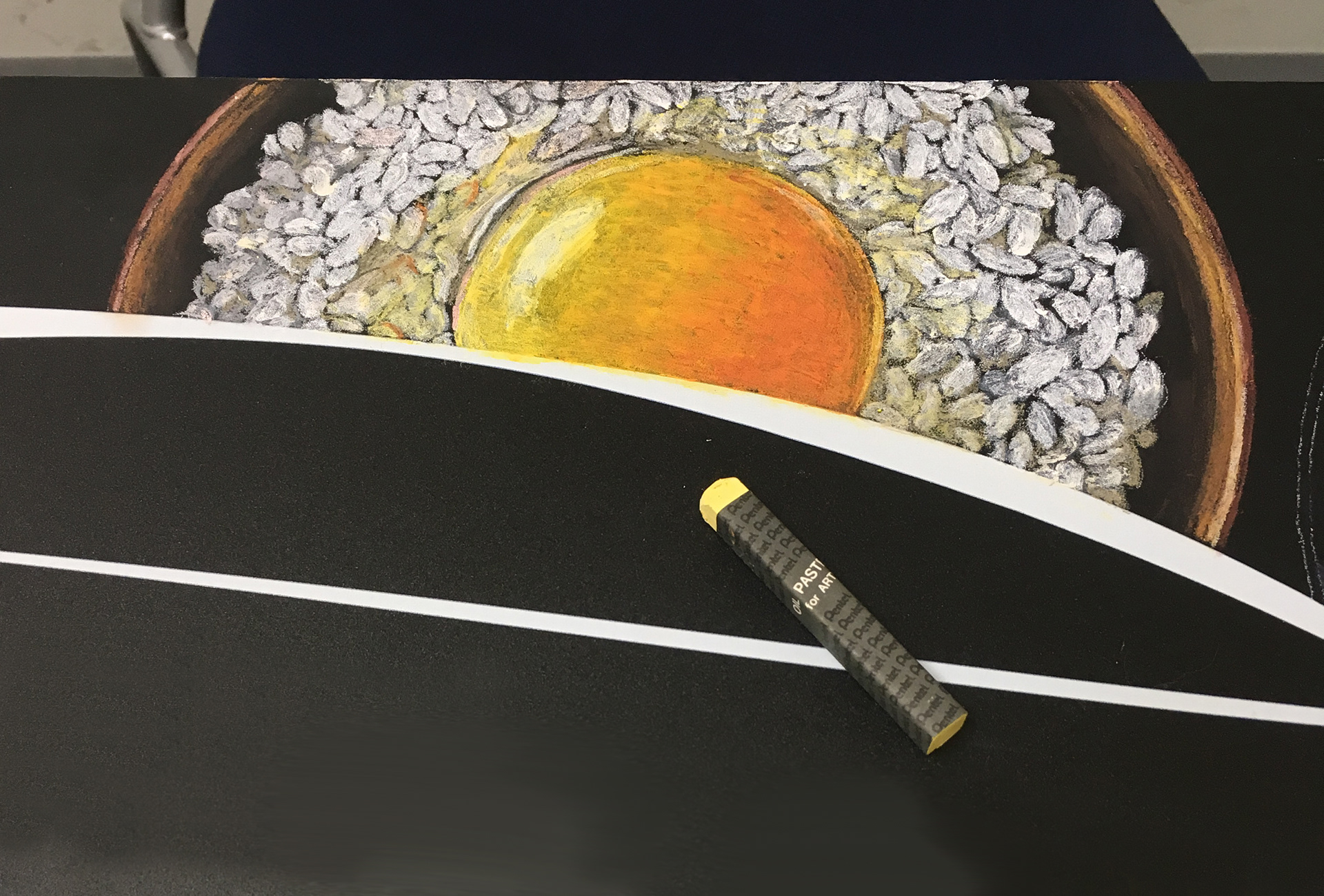 茅野なおみのご馳走イラストレーション 黒板アート