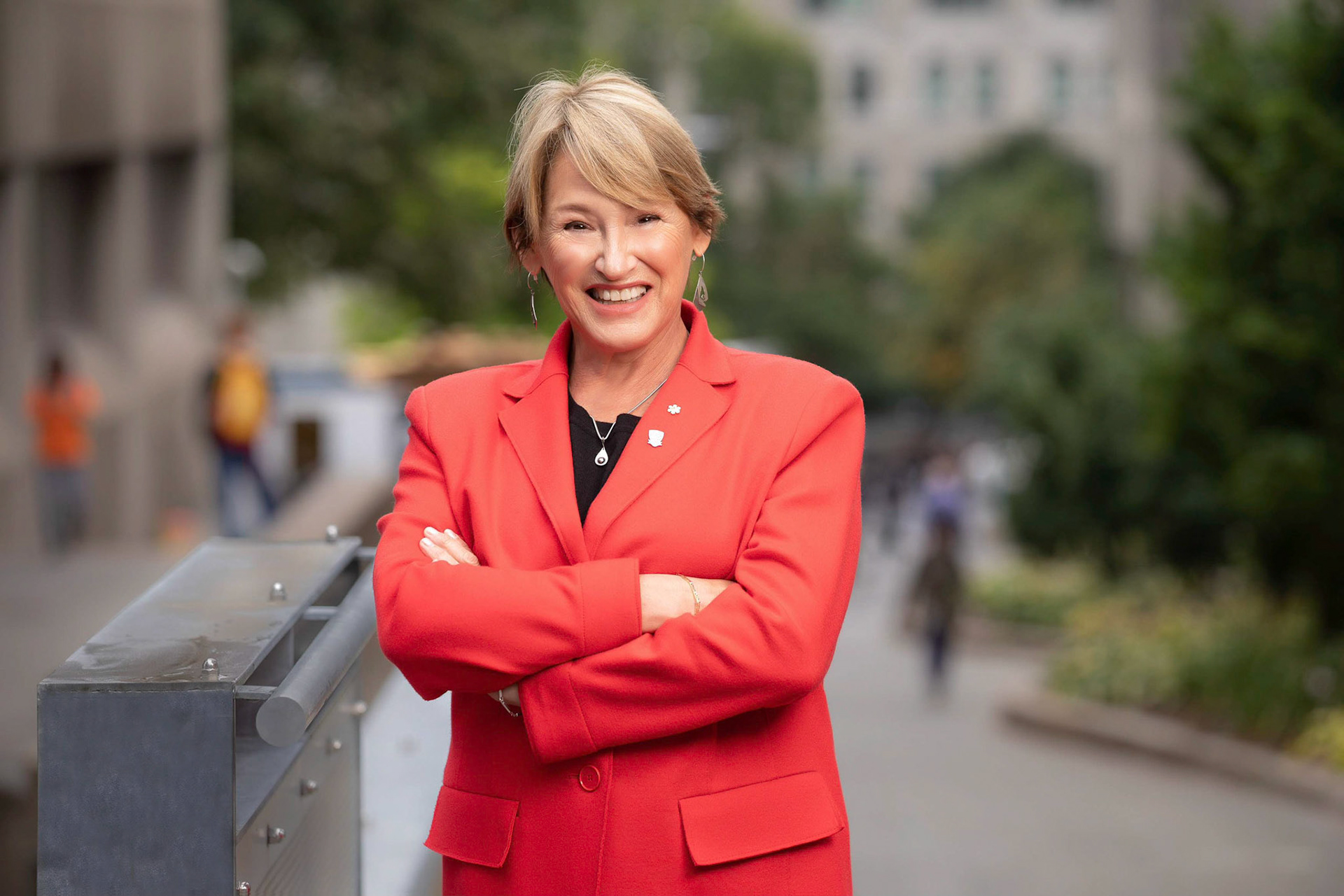 Principal Suzanne Fortier, September 2018.  She is hyper-competent, focused and consistently gracious. But she's not a big smile-for-the-camera person, which suits me fine.  This is a genuine human facial expression, and I'm pleased with this photo.