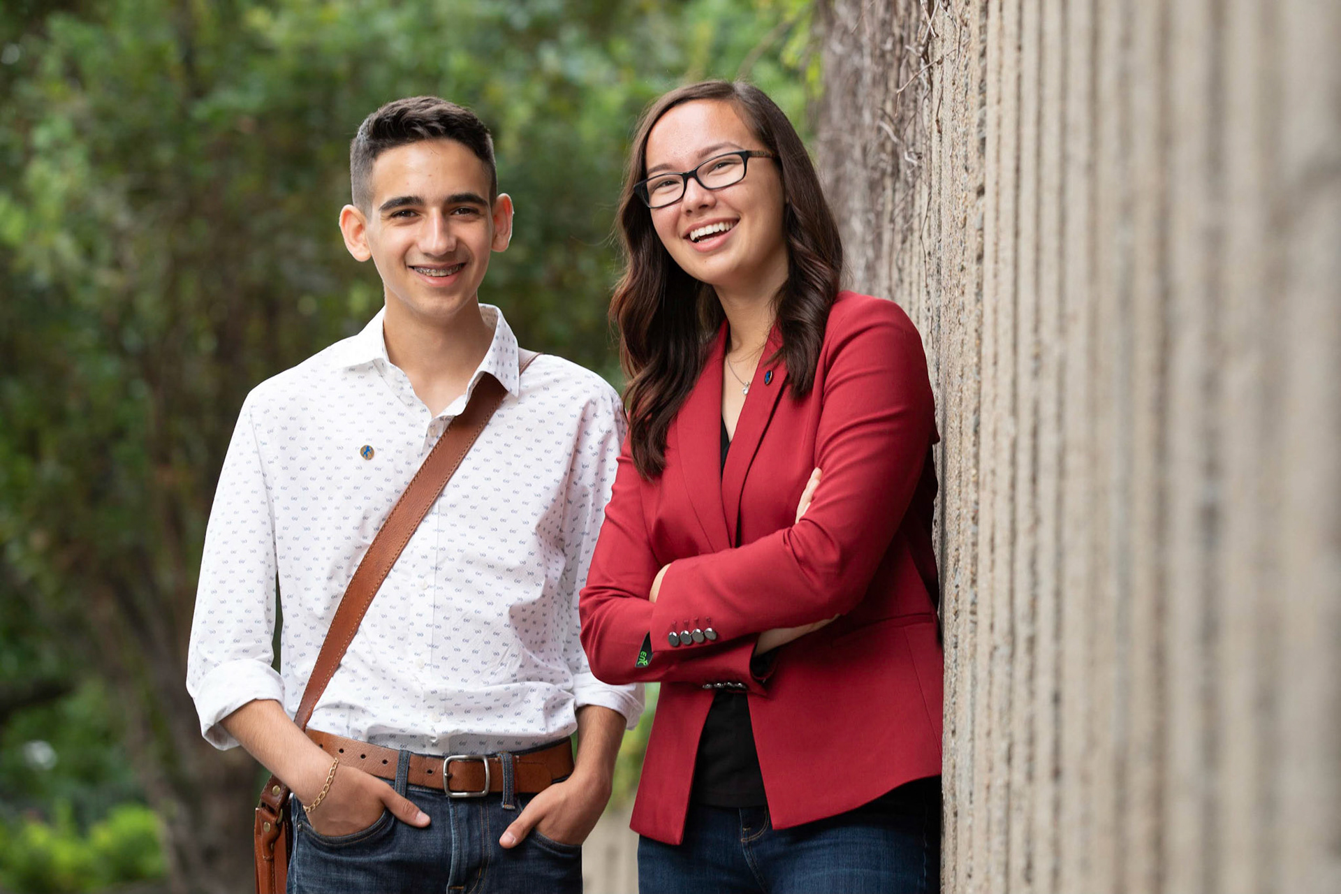 Raphael Hotter and Miasya Bulger, McGill's 2018 Schulich Scholars.  It was a fun shoot, they cheerfully traipsed around campus with me for over an hour, before returning to their regularly-scheduled programs of overachievement. 