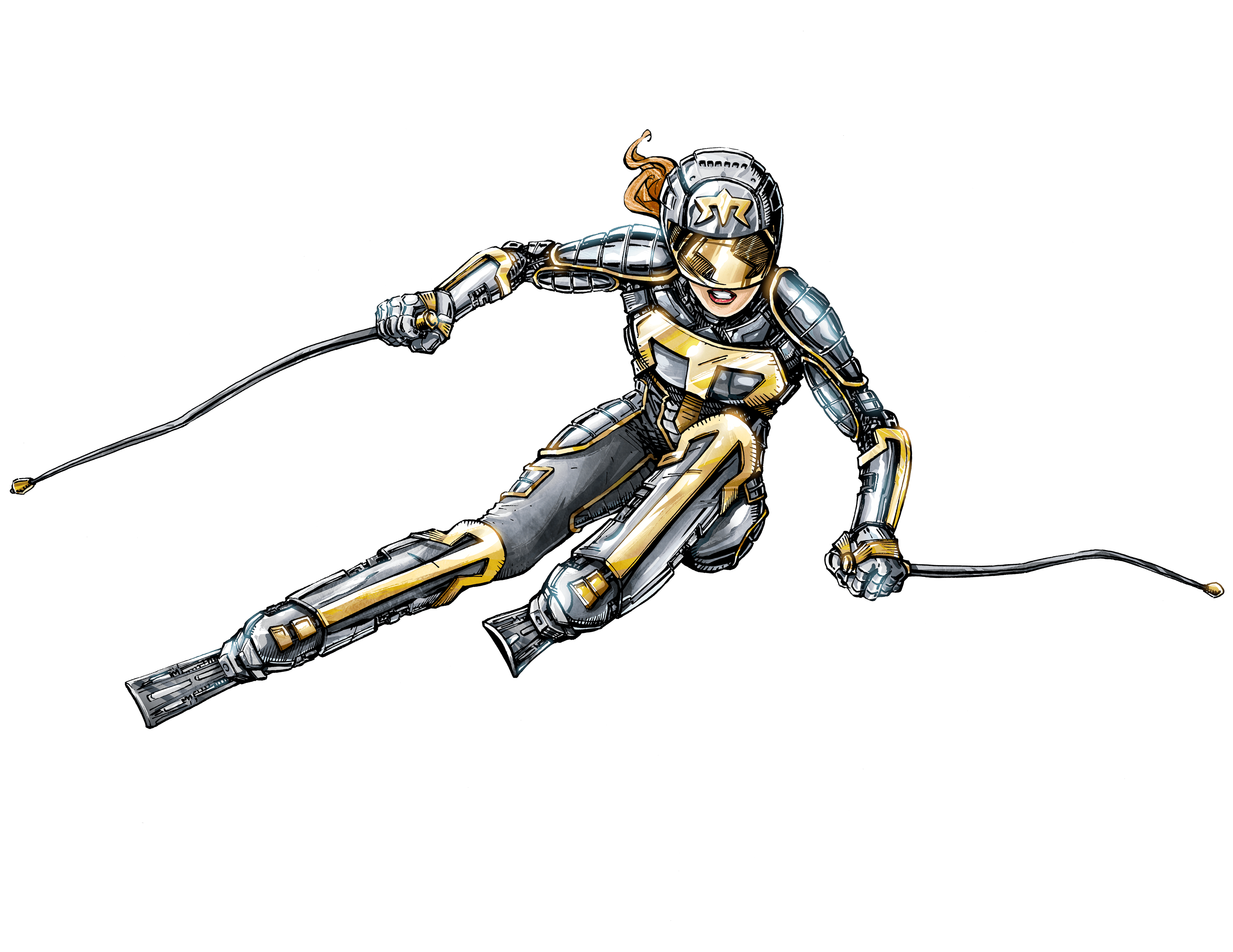 "Esterminator" Race Suit Concept Art, 2019