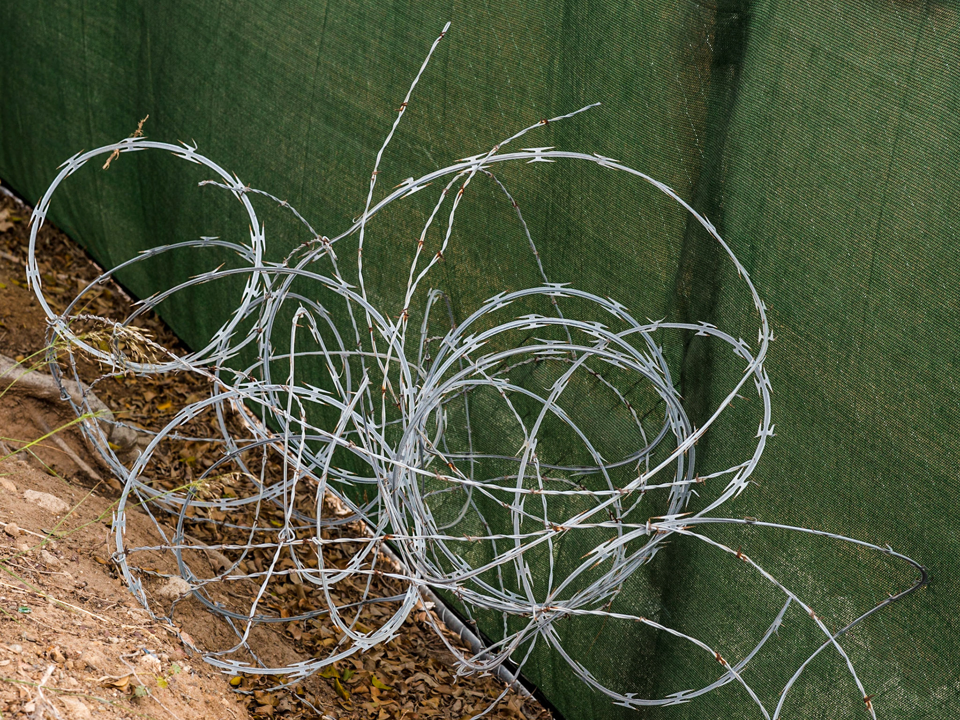 Razor Wire Sculpture, India Street, Little Italy, San Diego, 2016