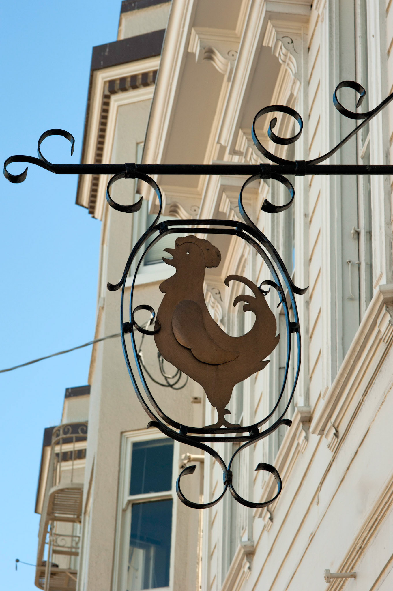 Cow Hollow Chicken Sign, San Francisco, 2011