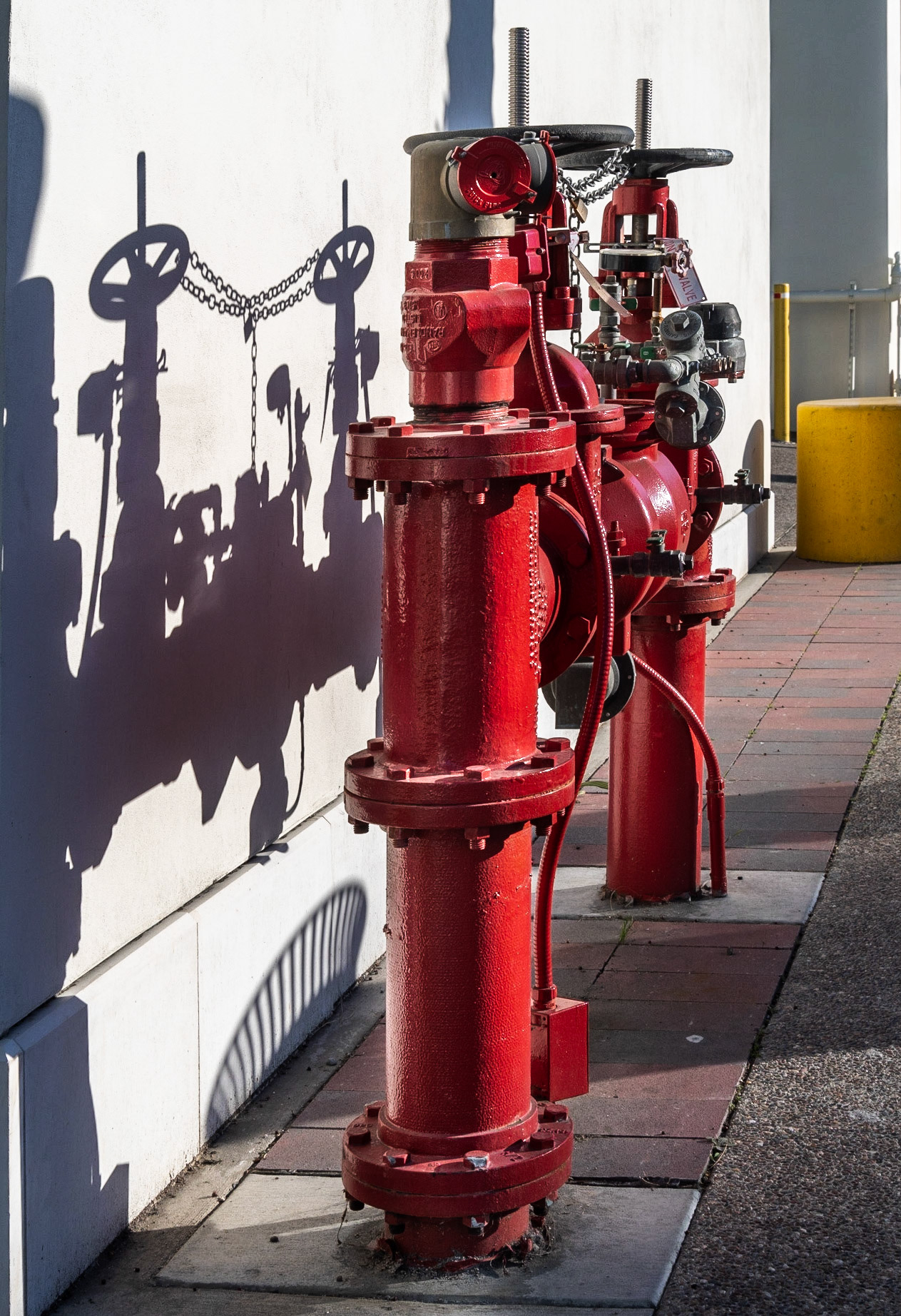 Red Firehouse Water Main, Downtown, San Diego, 2020