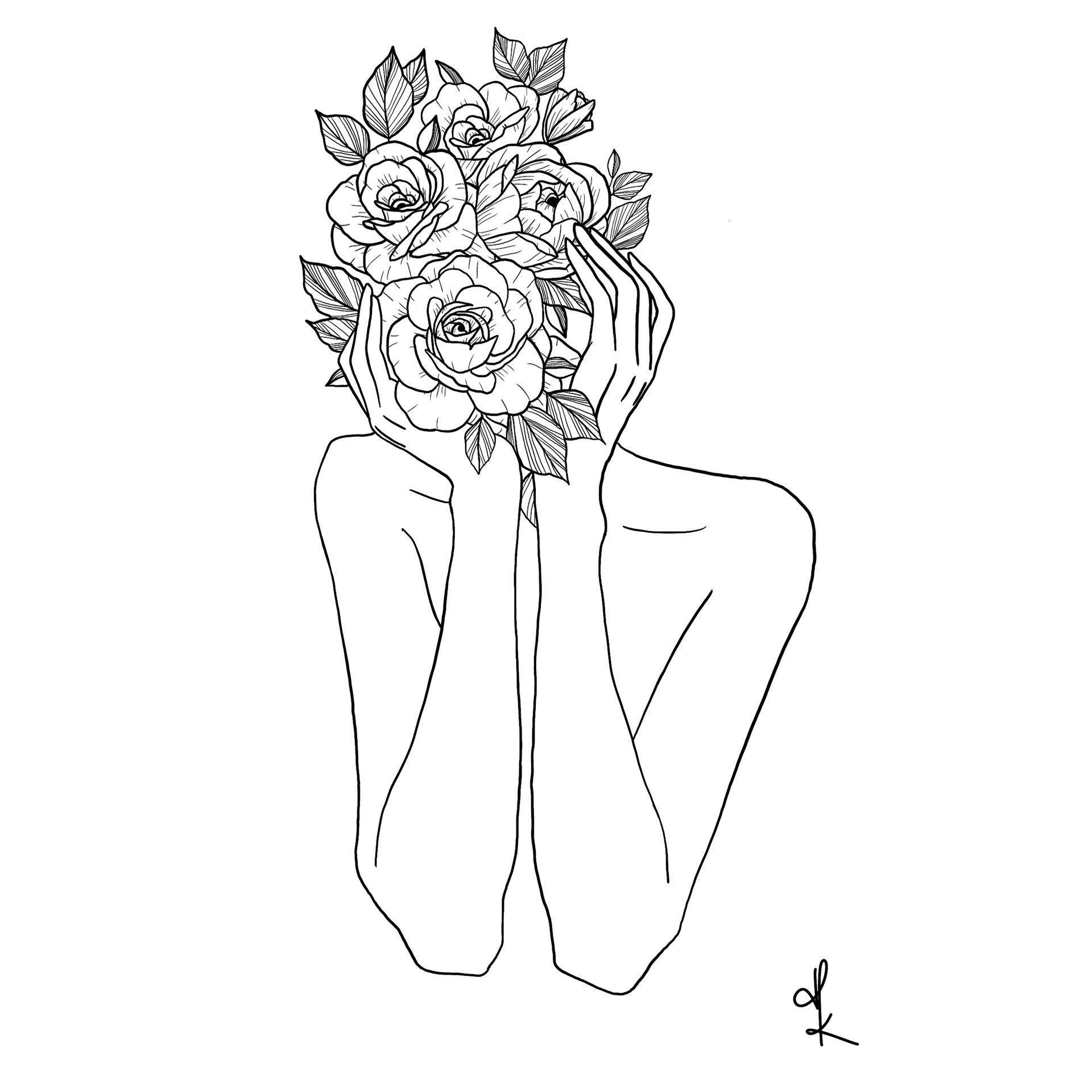Hand drawn in Procreate.