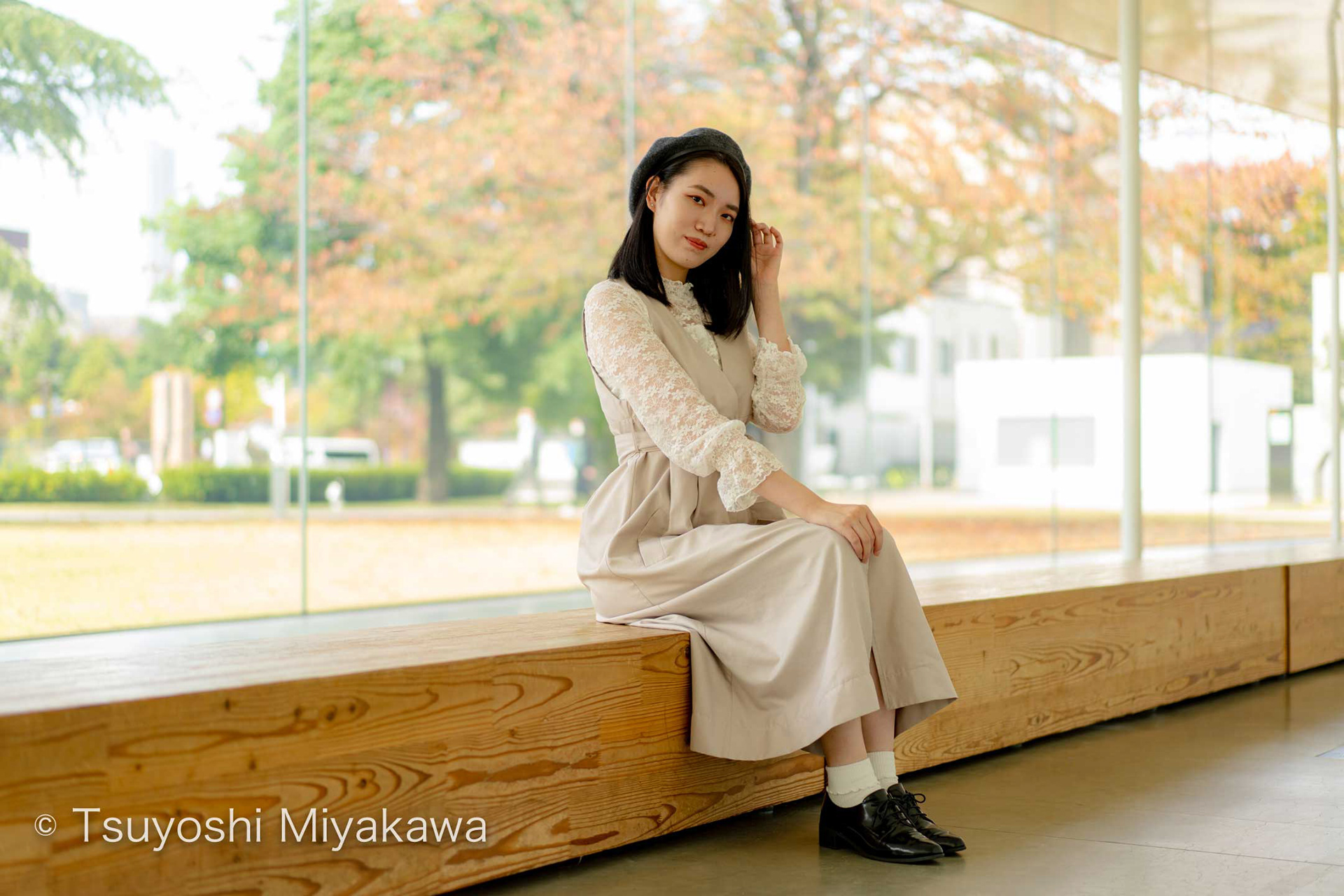 21世紀美術館でのポートレート例