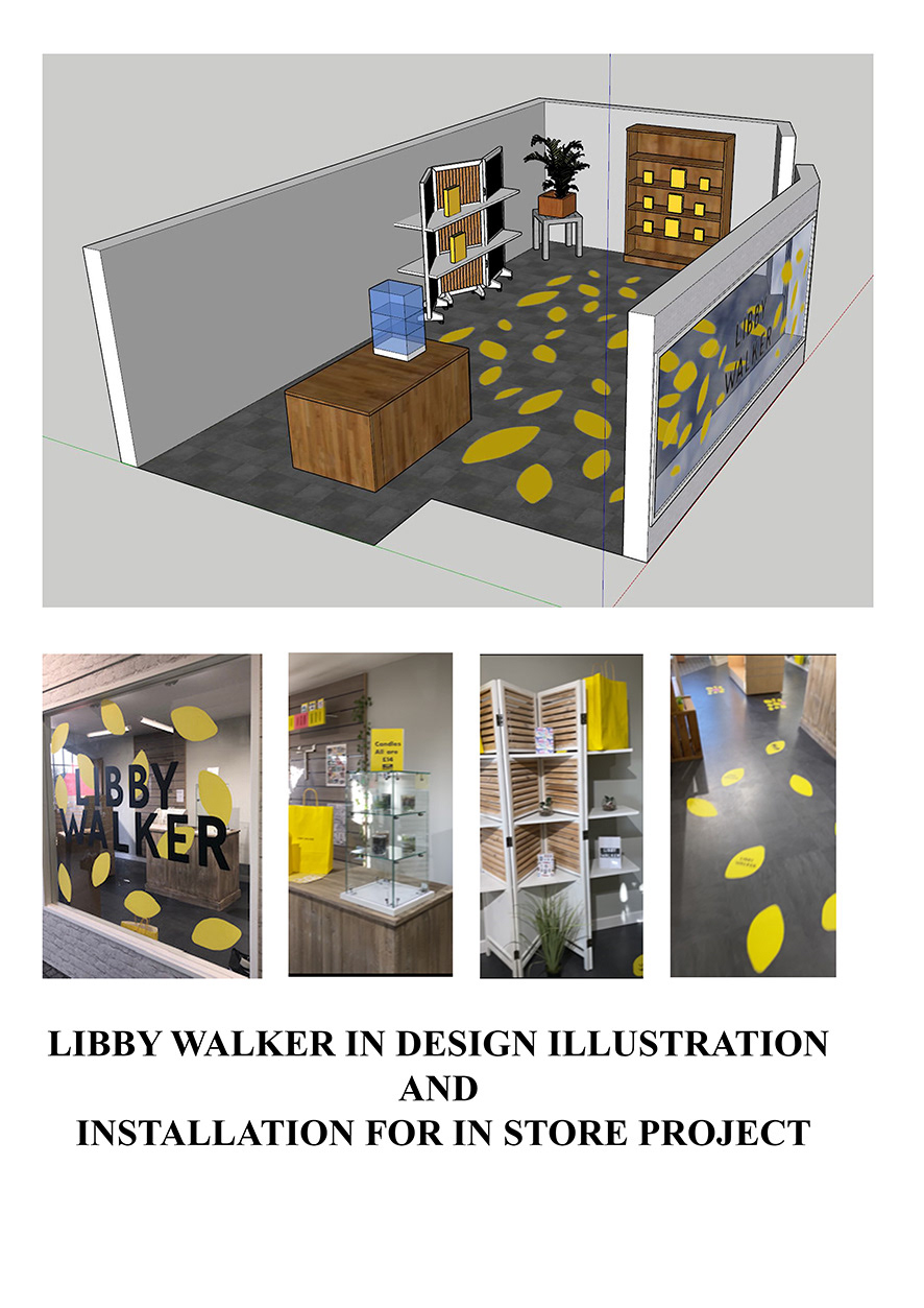 Nikola Xhela - Libby Walker design and installation for In Store project