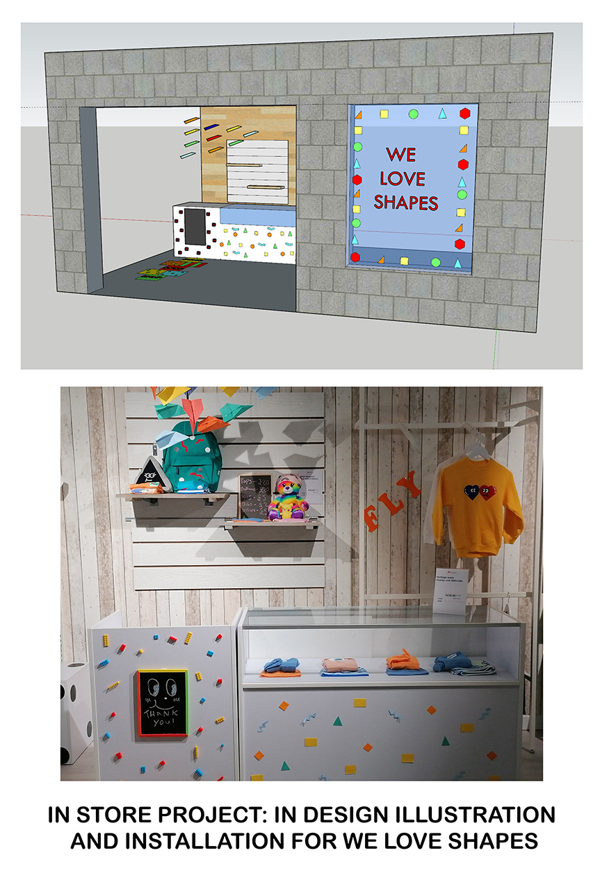 Rachel MacPherson - We Love Shapes in store project