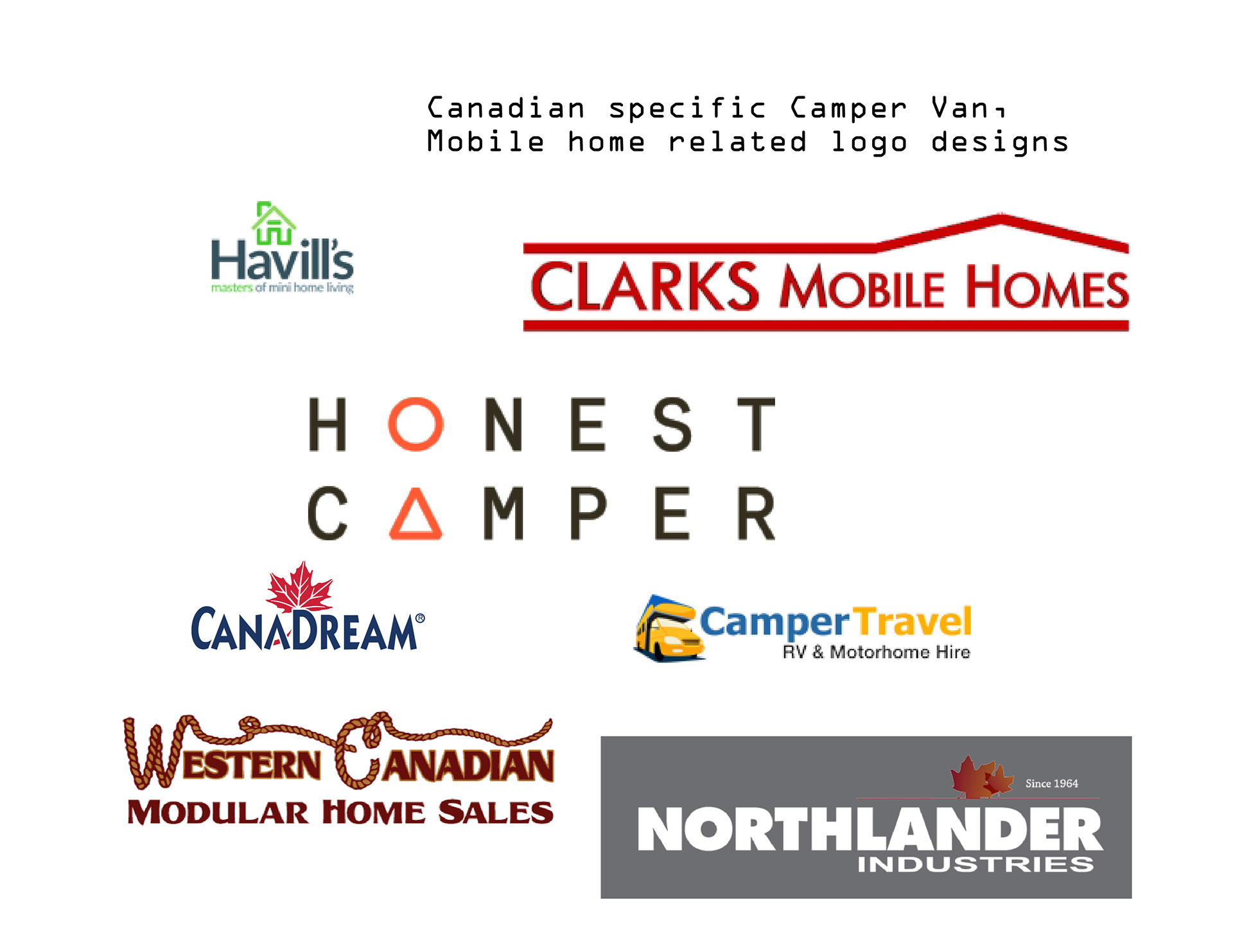 Initial moodboard, Canada designs
