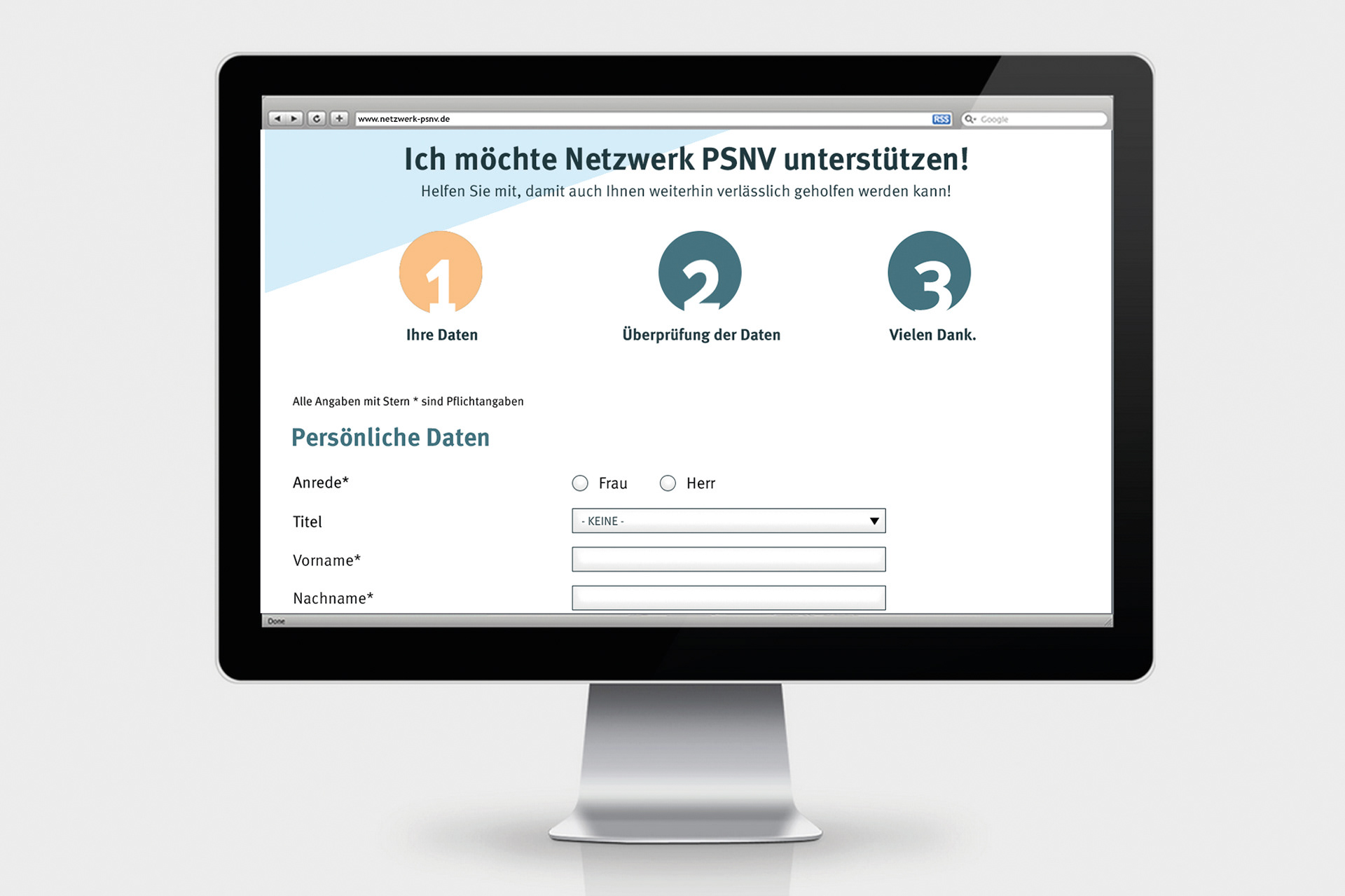 Prototyping Content "psnv unterstützen"