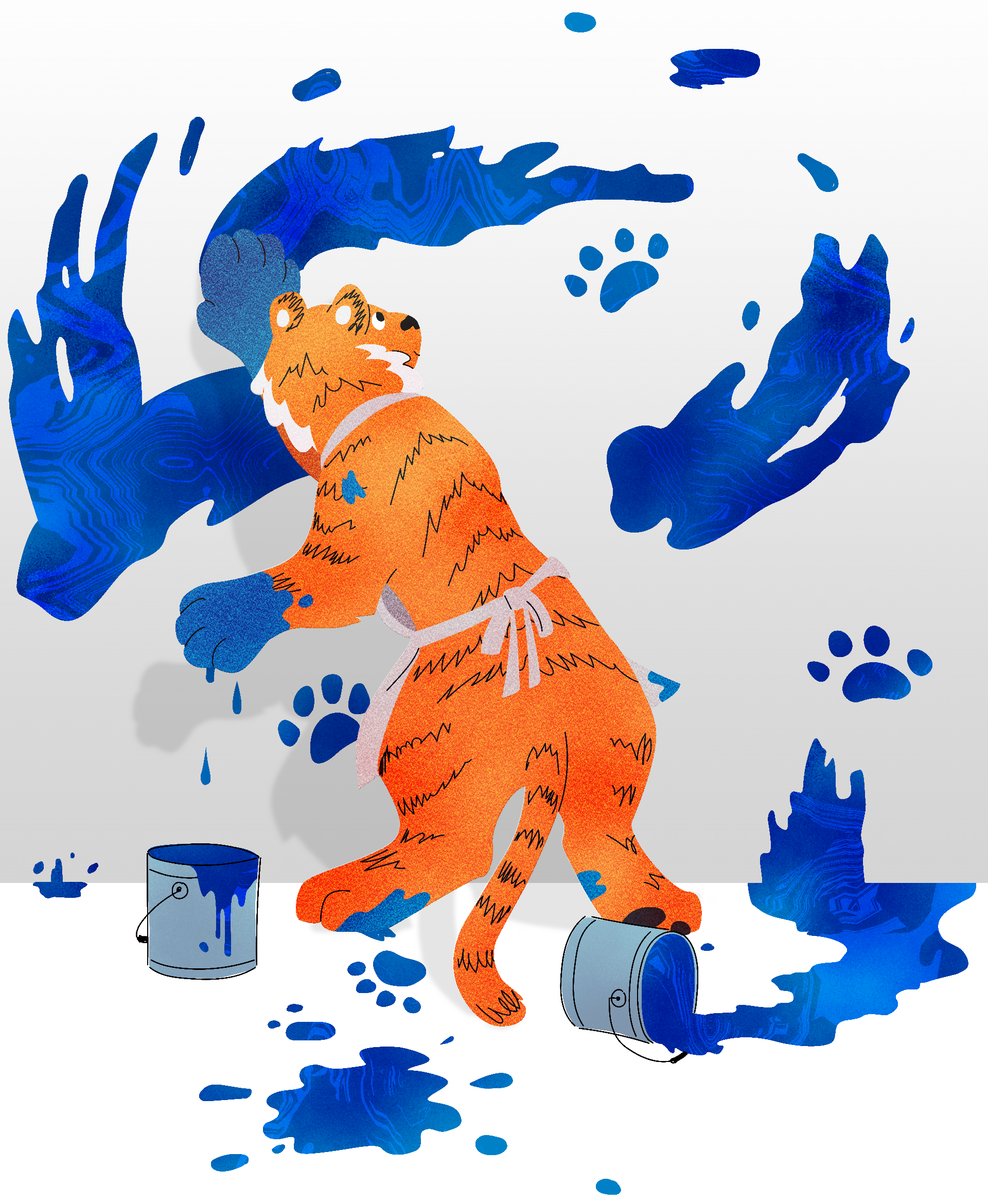 Painting Tiger