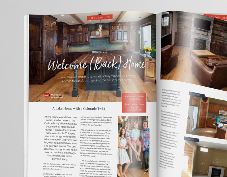 Eric Kiebel Article Layout for Parade of Homes Remodelers Showcase