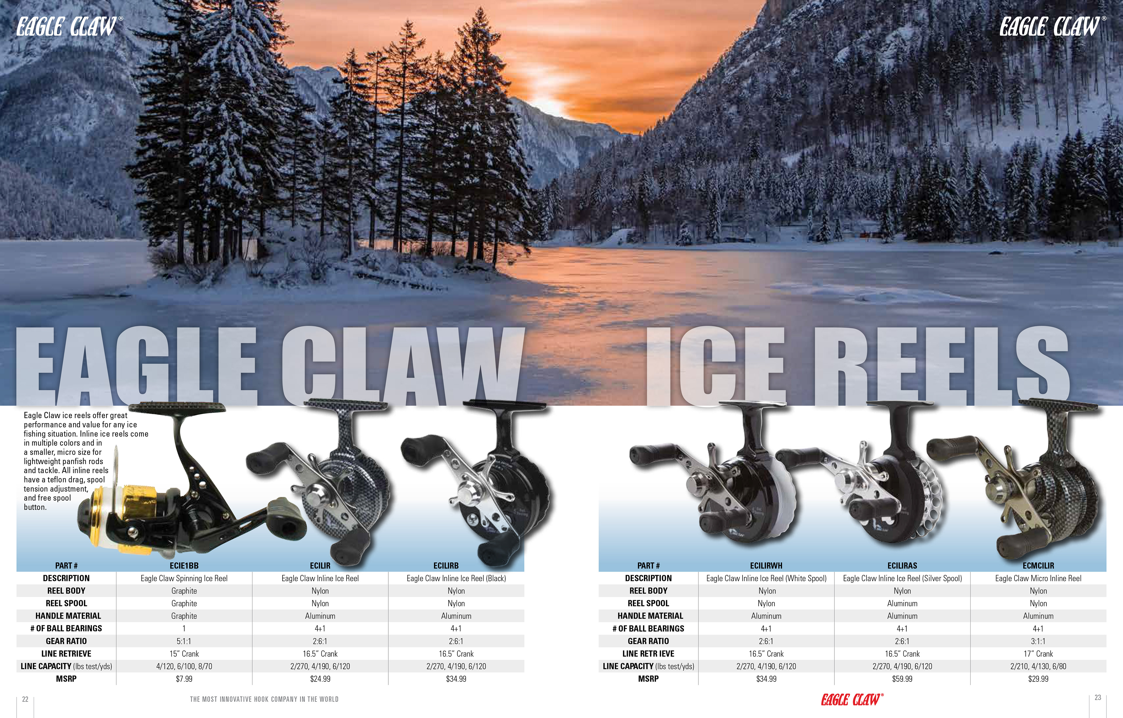 Eagle Claw Inline ice Reel 