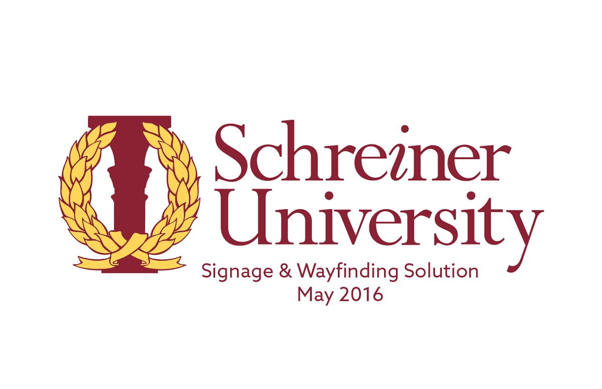 Tawny Parker Schreiner University Wayfinding