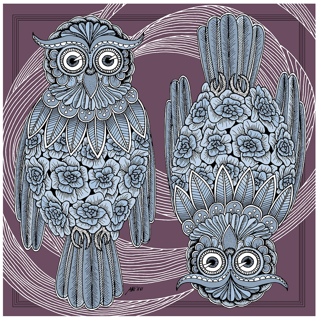 Colored owls
