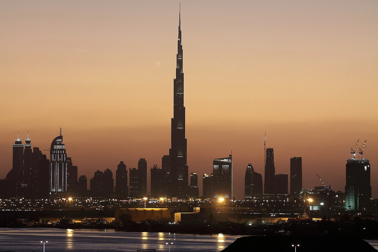 Burj khalifa In Dubai From Afar