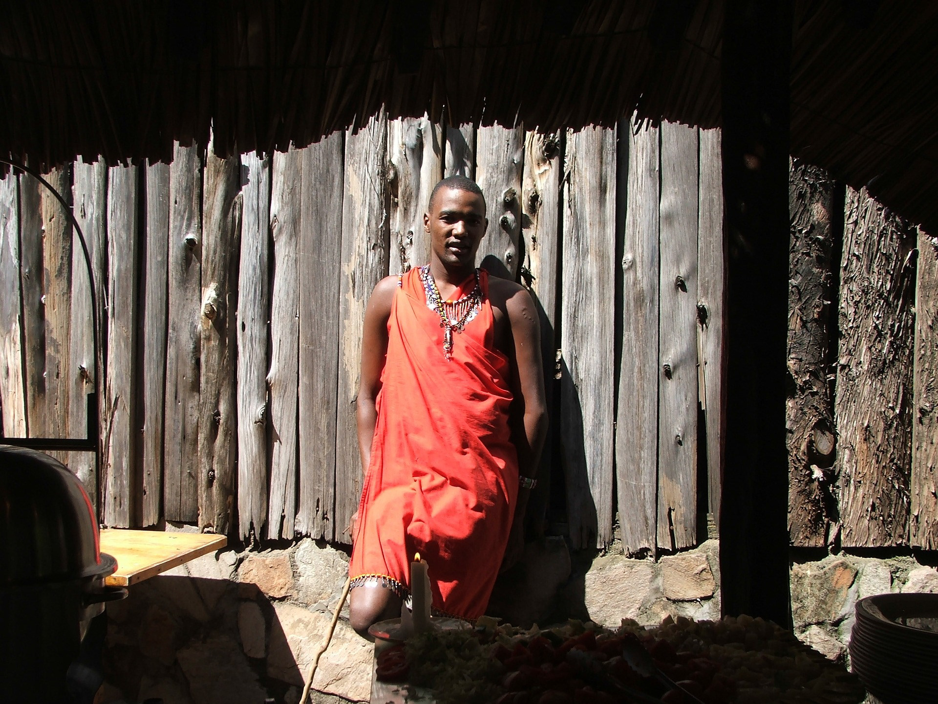 An African Masai Warrior