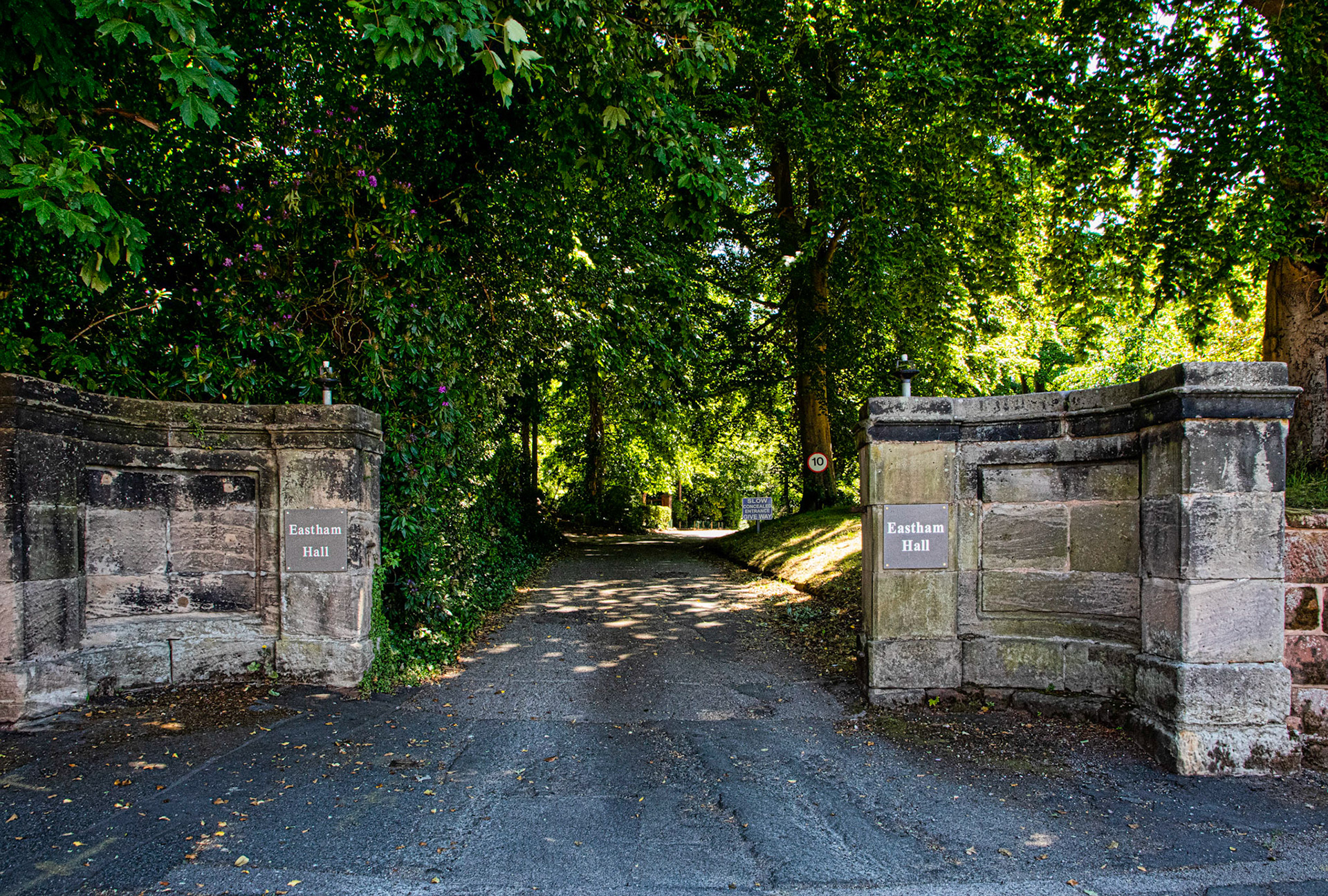 Entrance to Eastham Hall