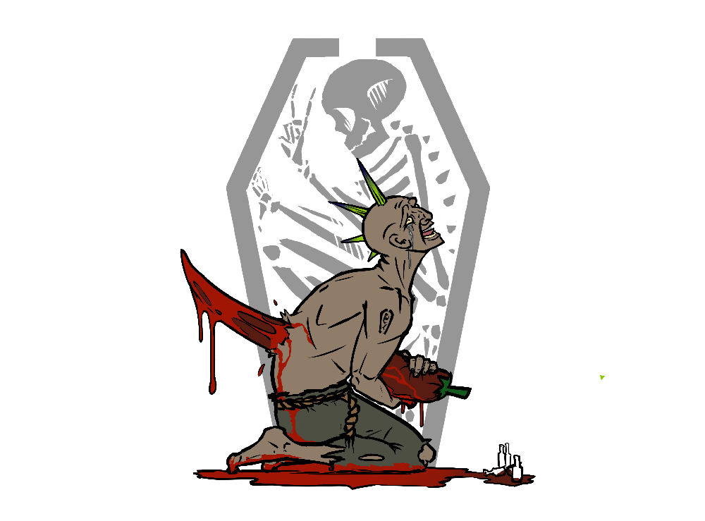 Hot Sauce Harakiri label commission.