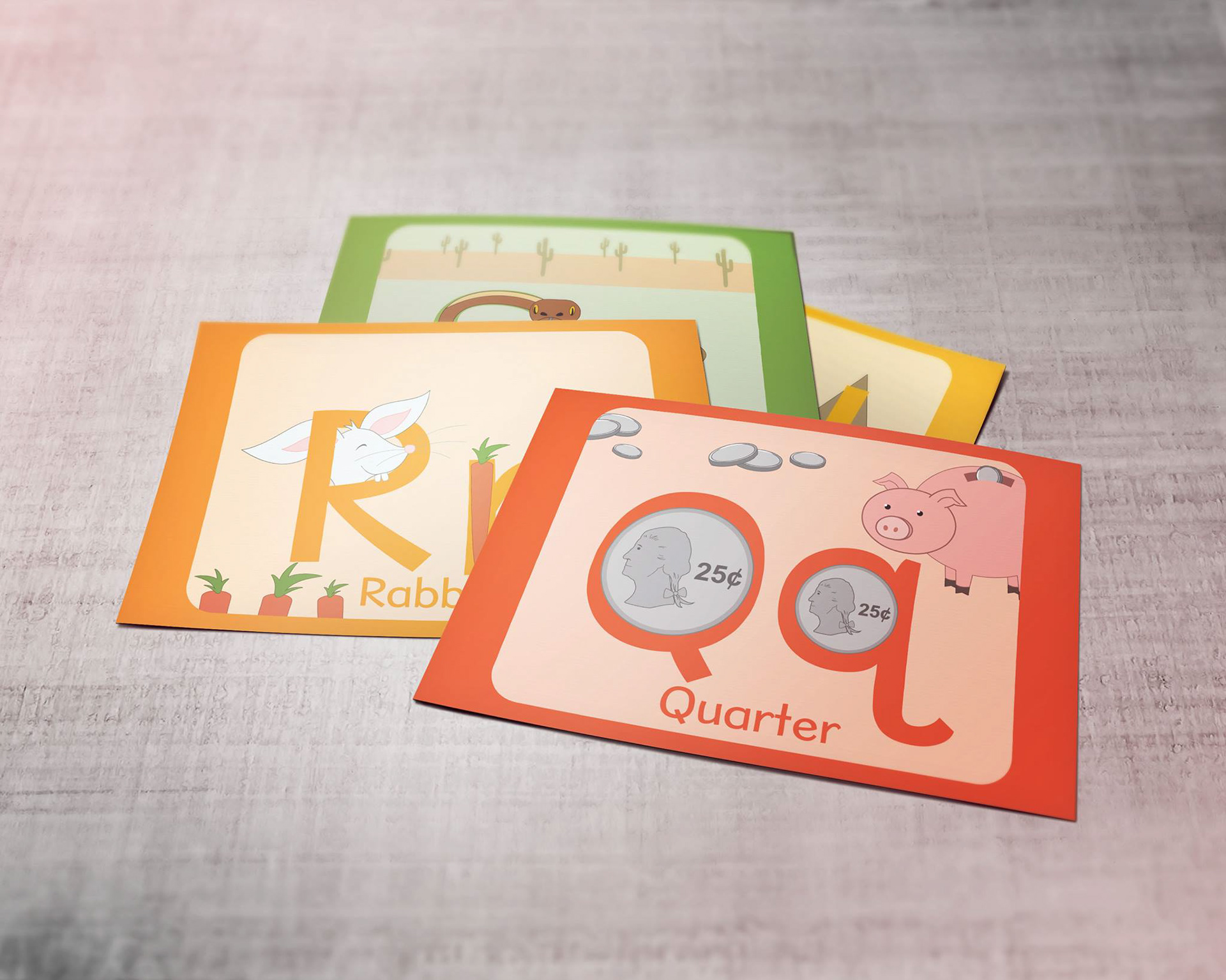 Flash Cards Q-T