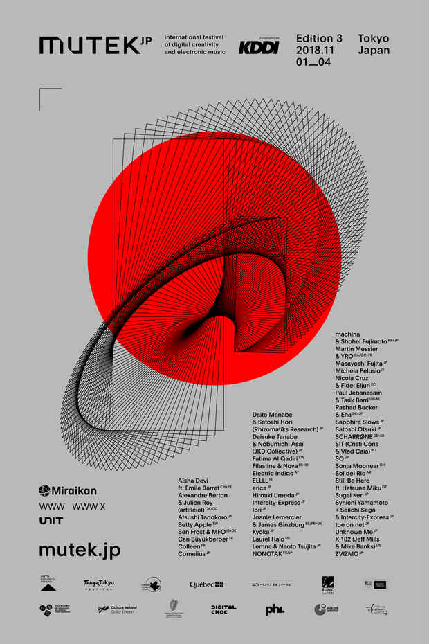 MUTEK.JP, Tokto, 2018