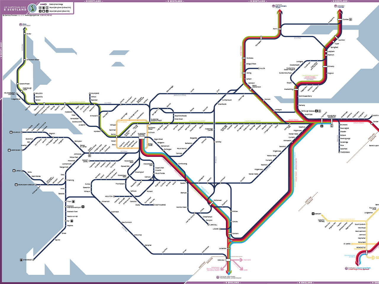 Gemma Thomson - Transit Map of Basingstoke