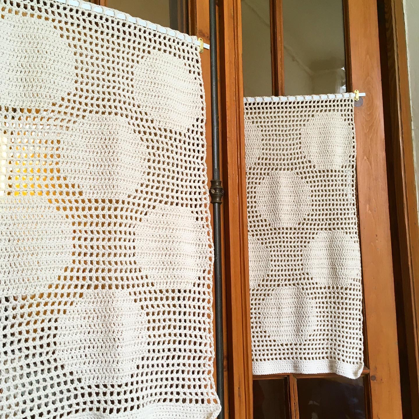 cortina crochet pixel