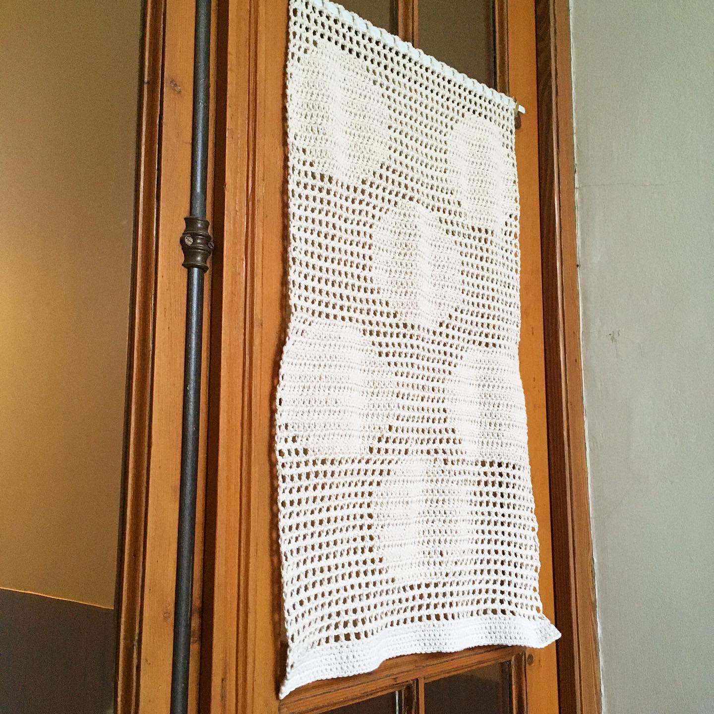 cortina crochet pixel