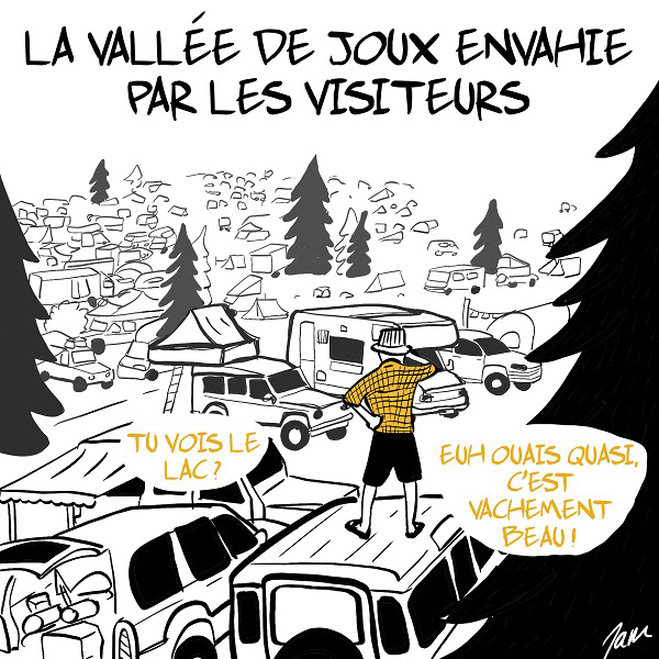 Dessin réalisé pour La Torche Vaud.