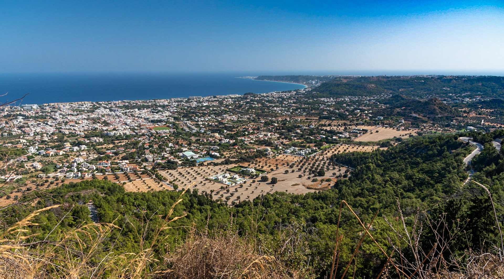 View from a hill! Taken from Filerminos monastery