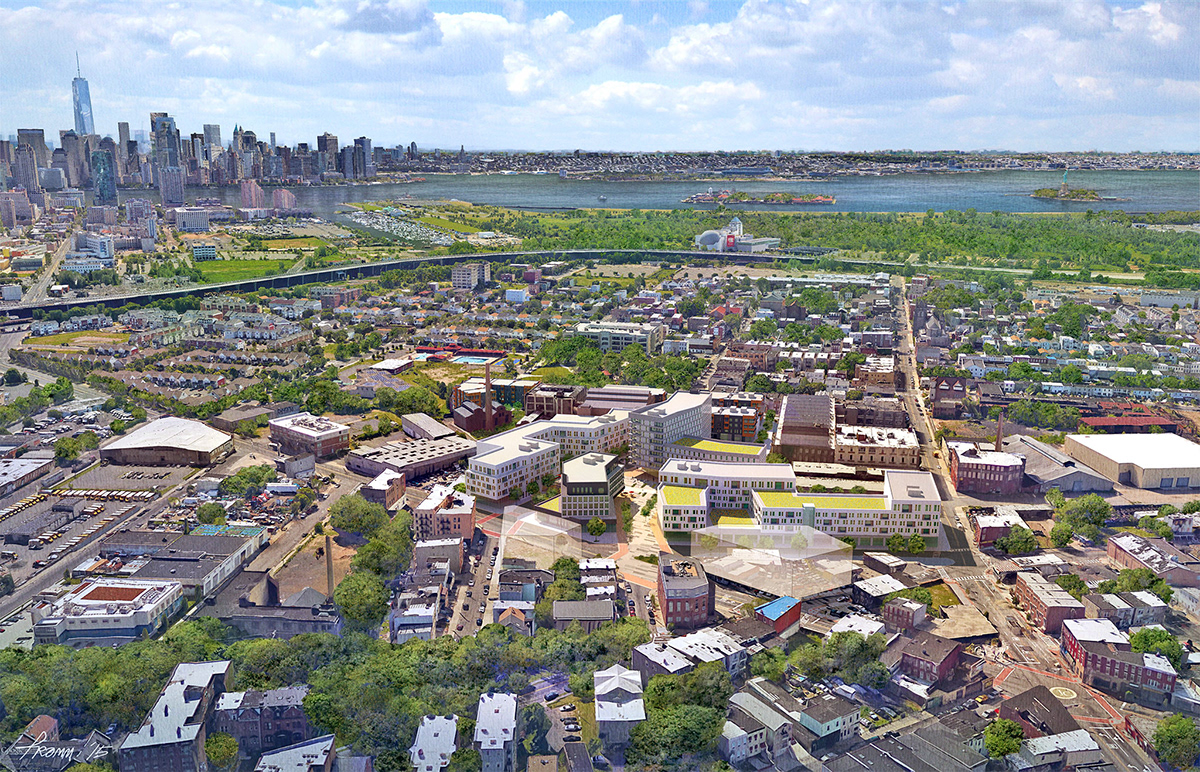 Architectural Rendering Kirk Fromm design + illustration Philadelphia Recent MixedUse